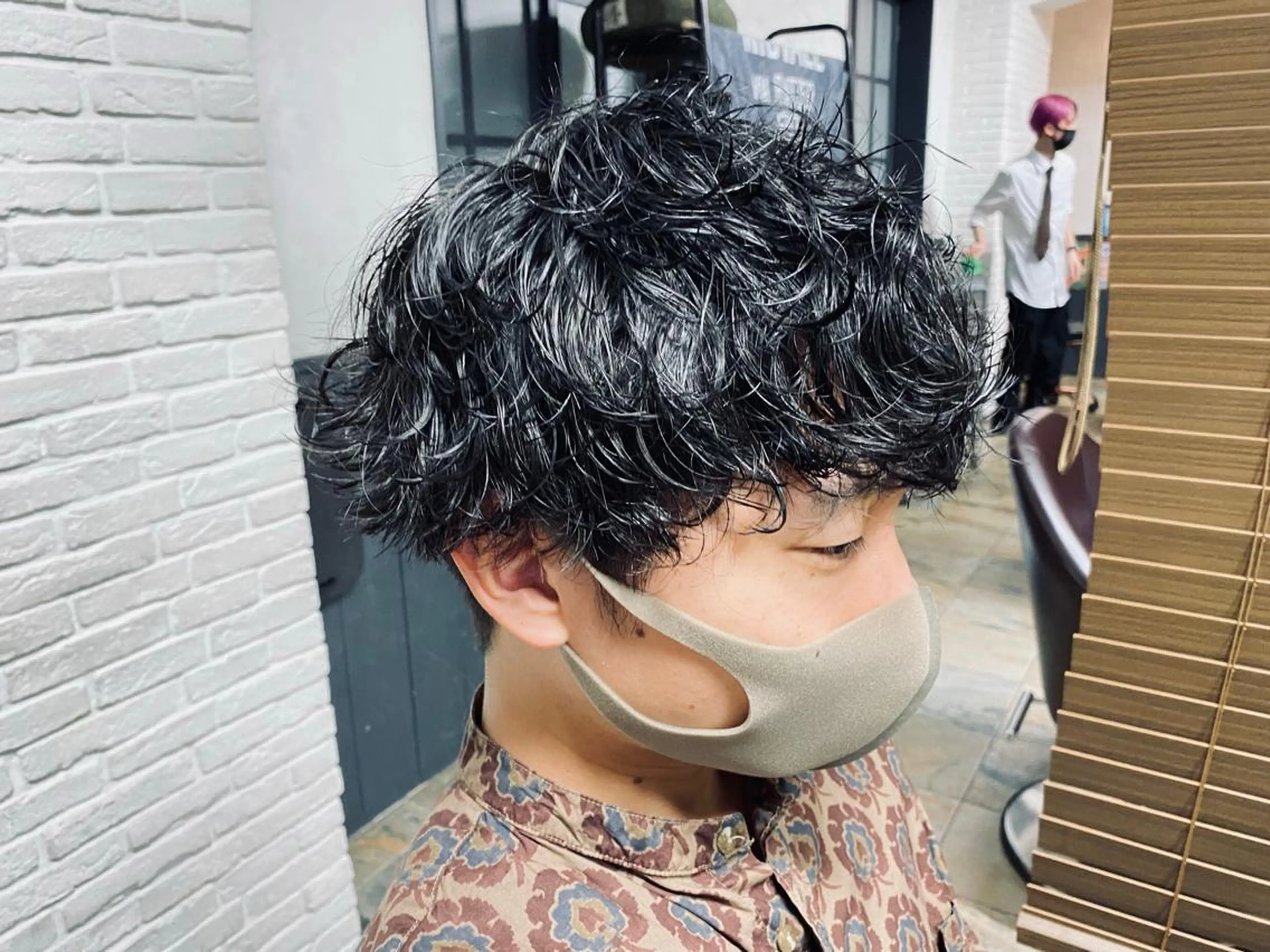ショート パーマ メンズ カット パーマ 🌞メンズパーマ ONOE💈のヘアスタイル