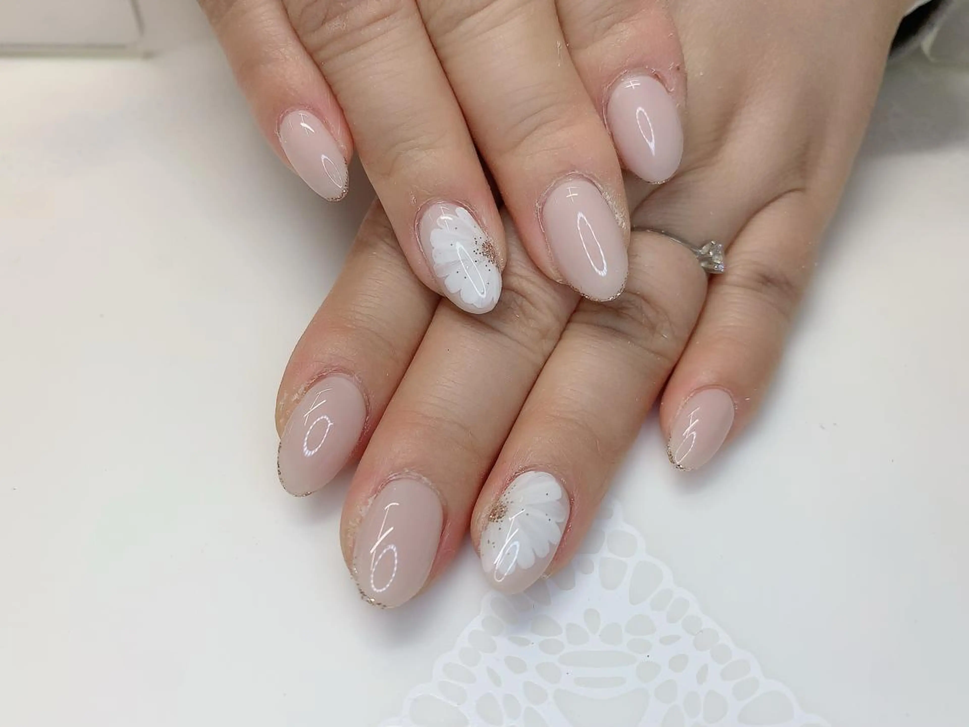 ネイル アートネイル ラメ(グリッター) ハンドネイル ハンドケア Muse nail USUIのネイルデザイン