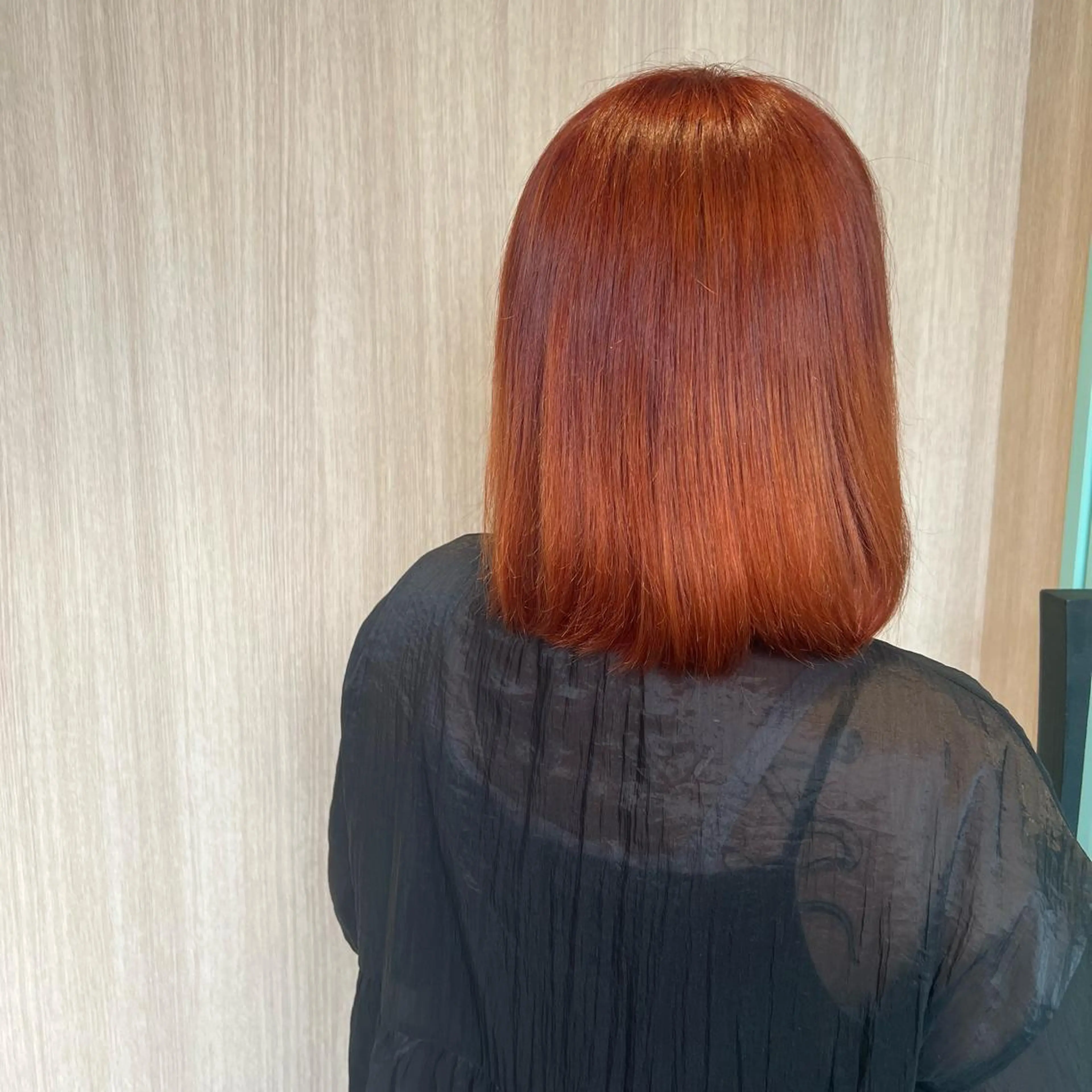 ミディアム カラー ブリーチ オレンジ Hair atelier naitre所属・YURIA️🫧☁️ @_omom59のヘアスタイル