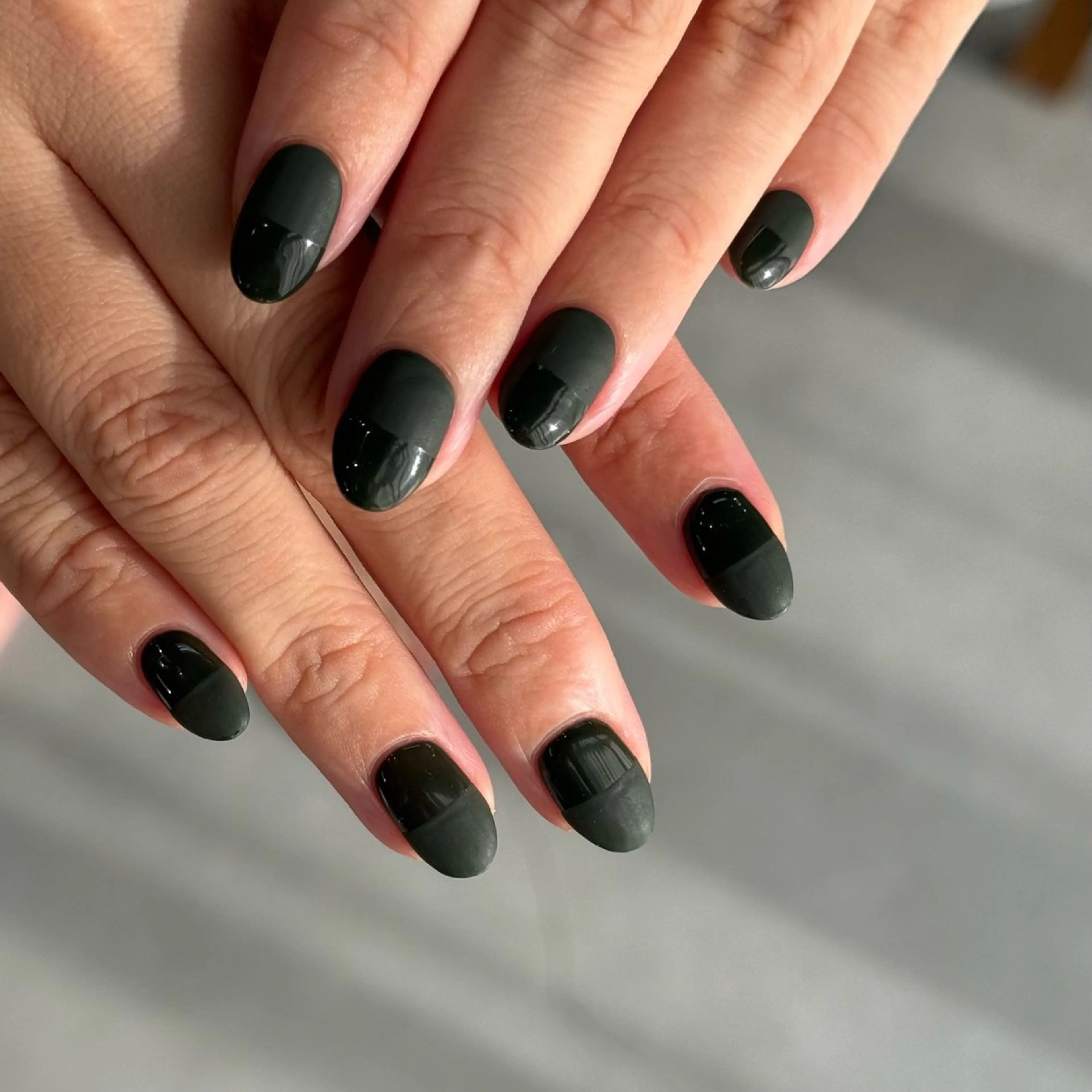 ネイル マットネイル ワンカラーネイル ハンドネイル Momoka ネイリスト福岡/薬院のネイルデザイン