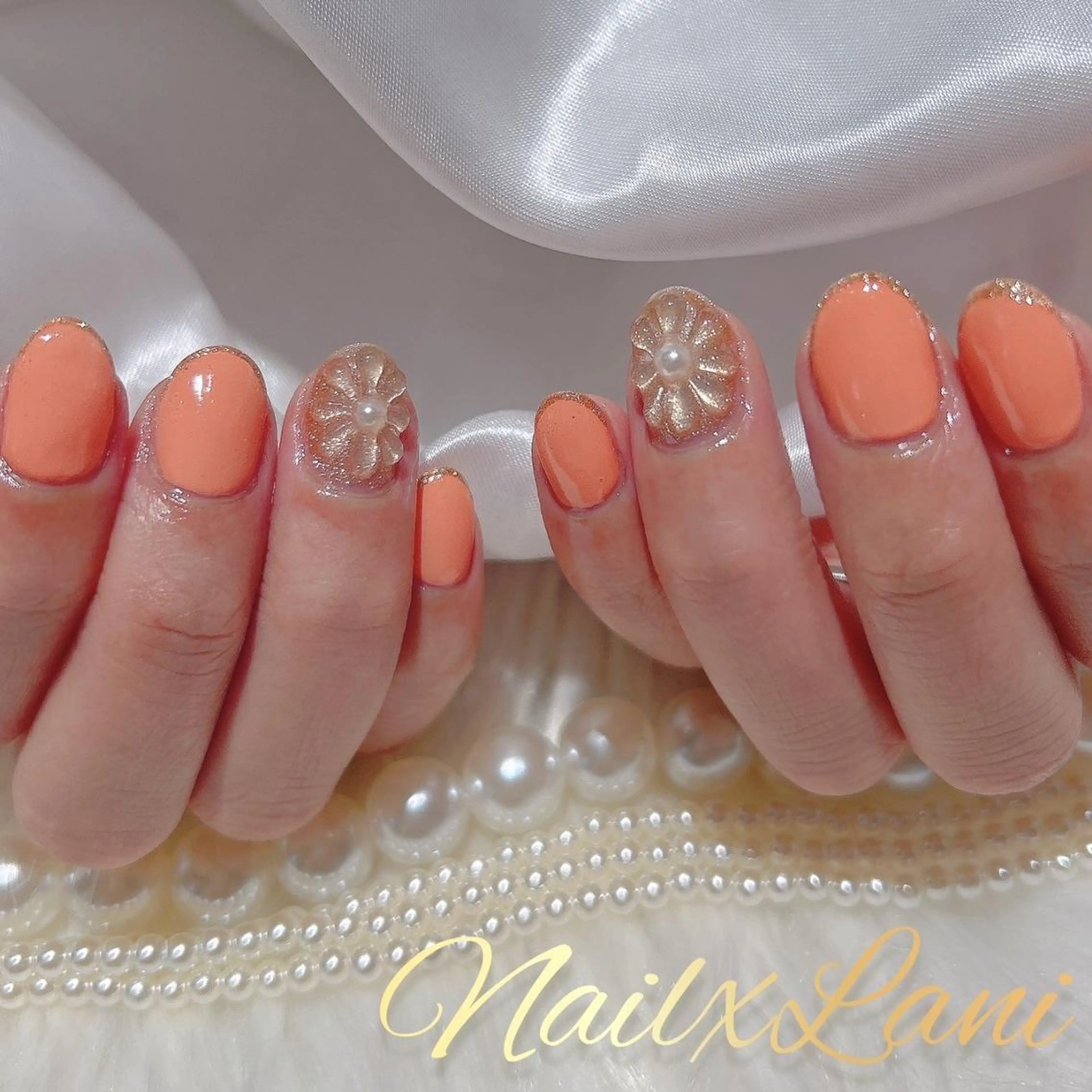 ネイル ネイル クロス ラニ 深爪矯正もお任せのネイルデザイン