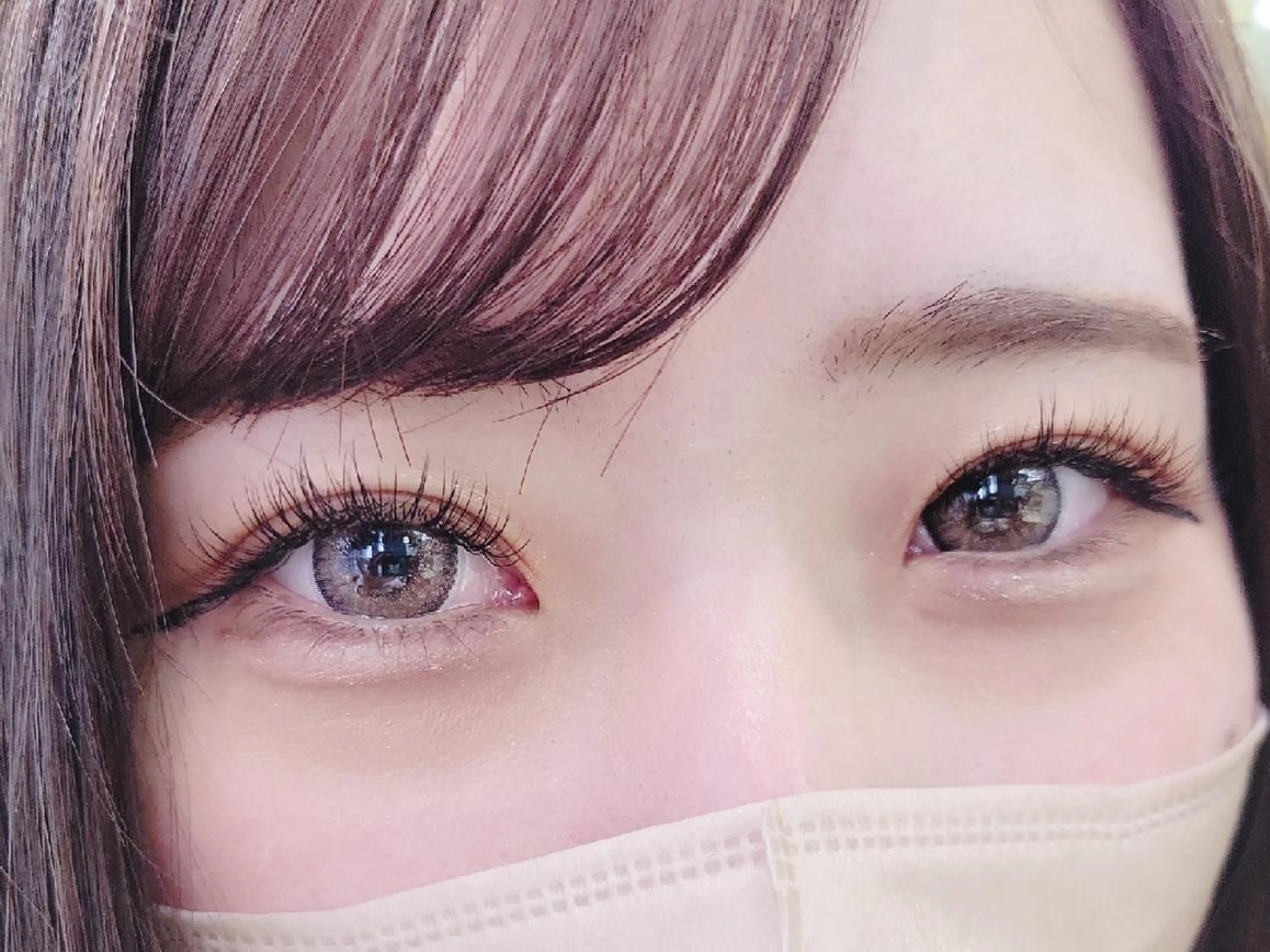 マツエク・マツパ フラットラッシュ マツエク shalm hair lounge所属・風間 莉緒のマツエク・マツパデザイン