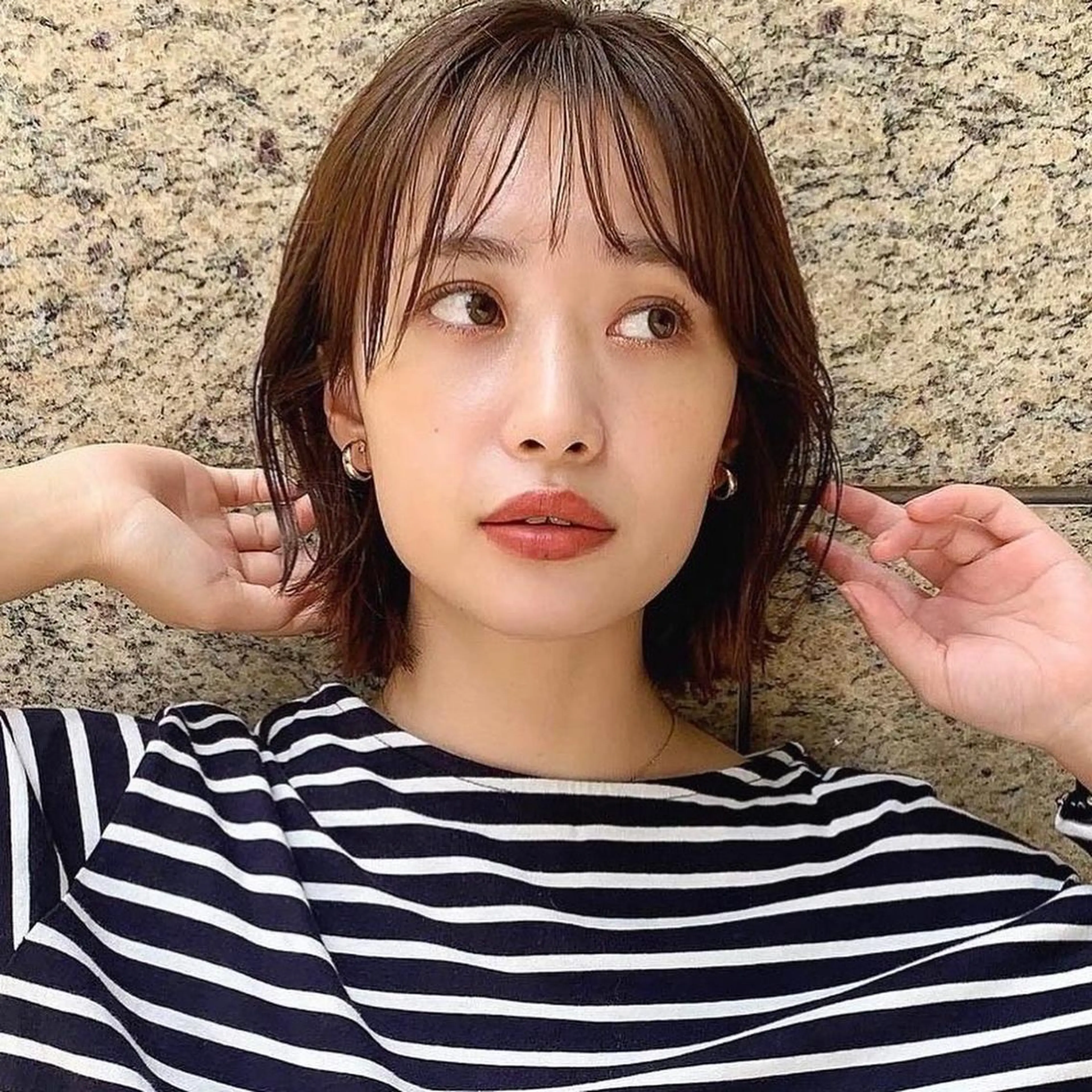 ミディアム カラー カット トリートメント 🌱小顔ヘア/ボブ ミディアム/双葉🌱のヘアスタイル