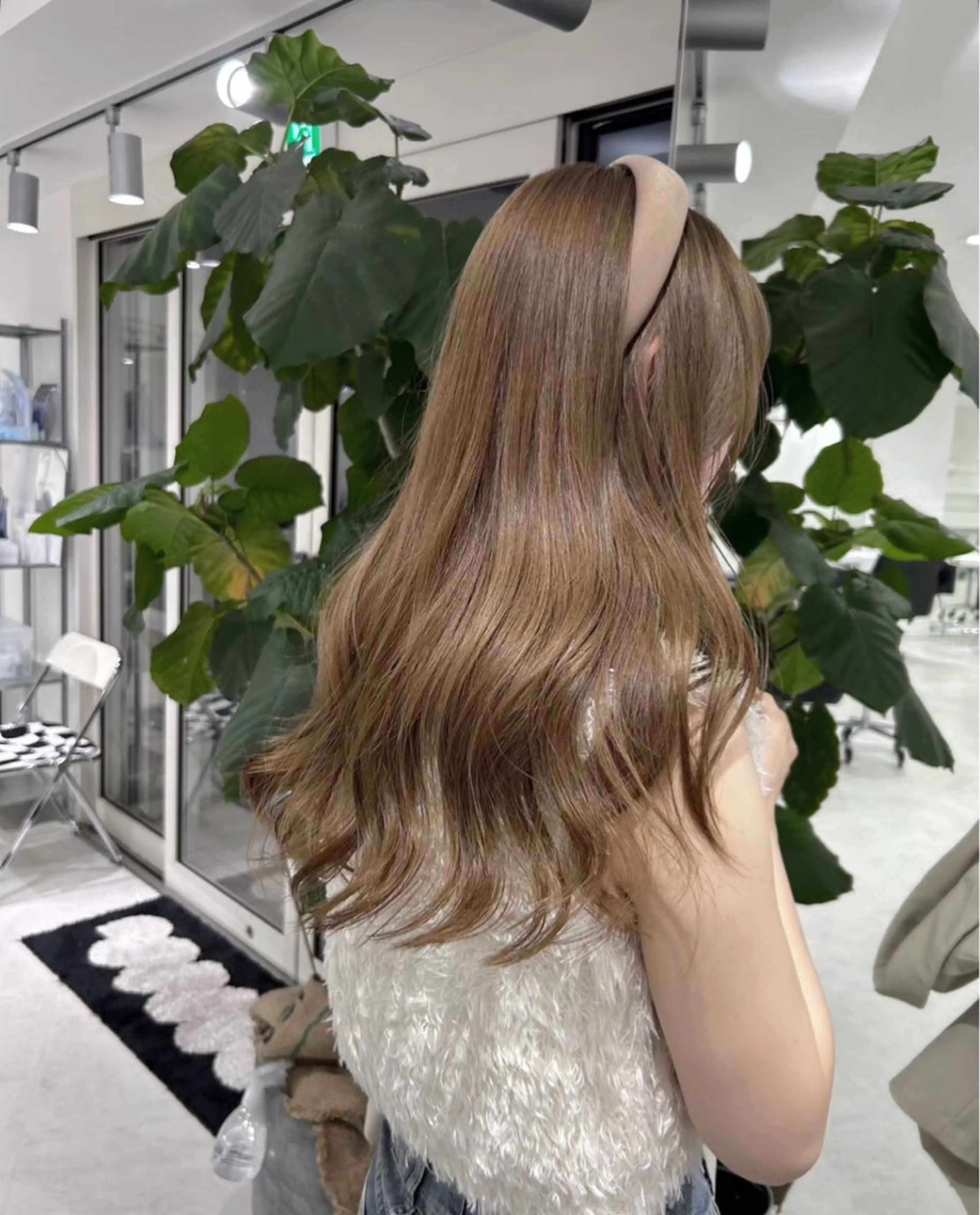 カラー ヘアカラー トリートメント ベージュ/ ブラウン/aya🦙のヘアスタイル