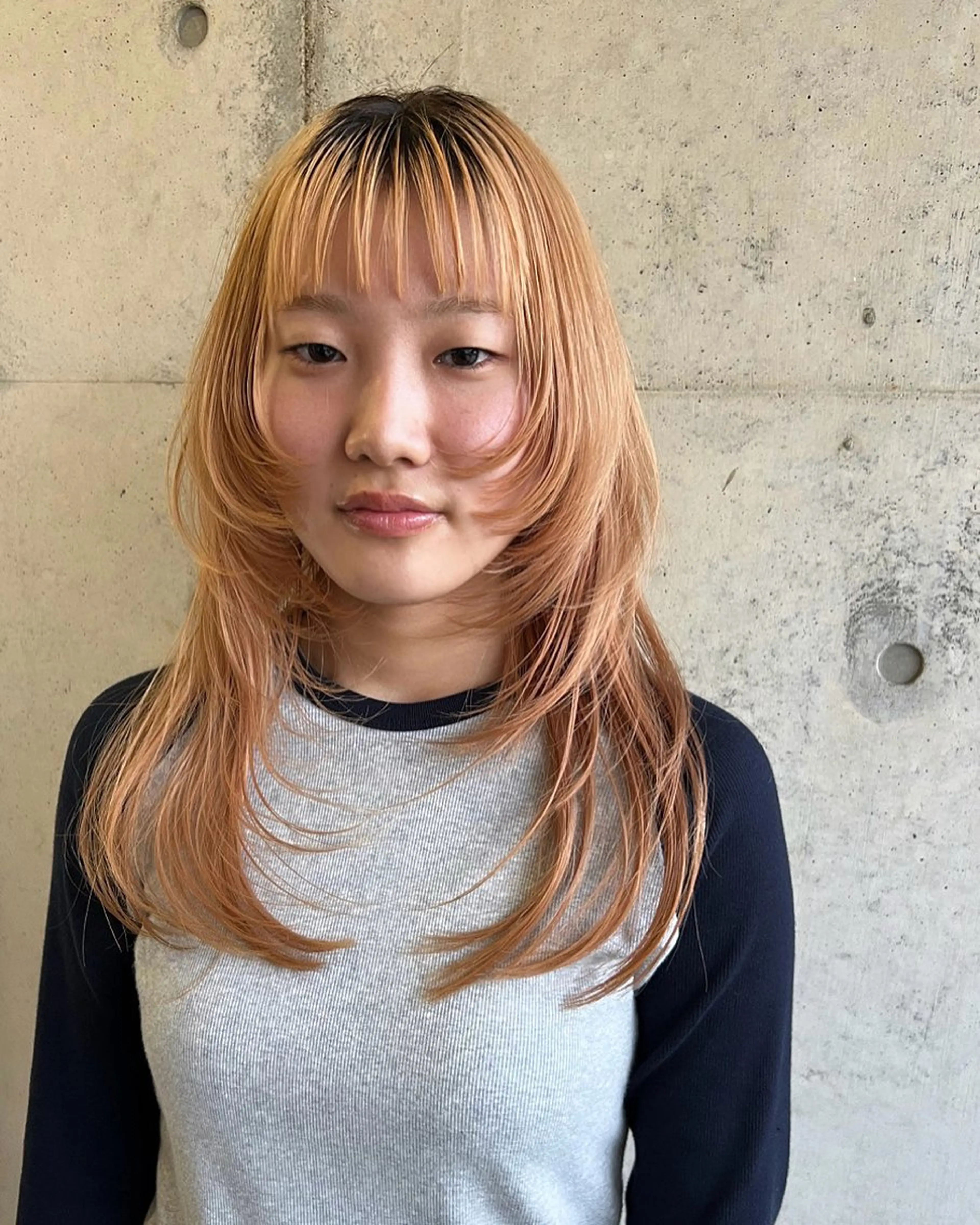 ロング カラー 只野 真衣のヘアスタイル
