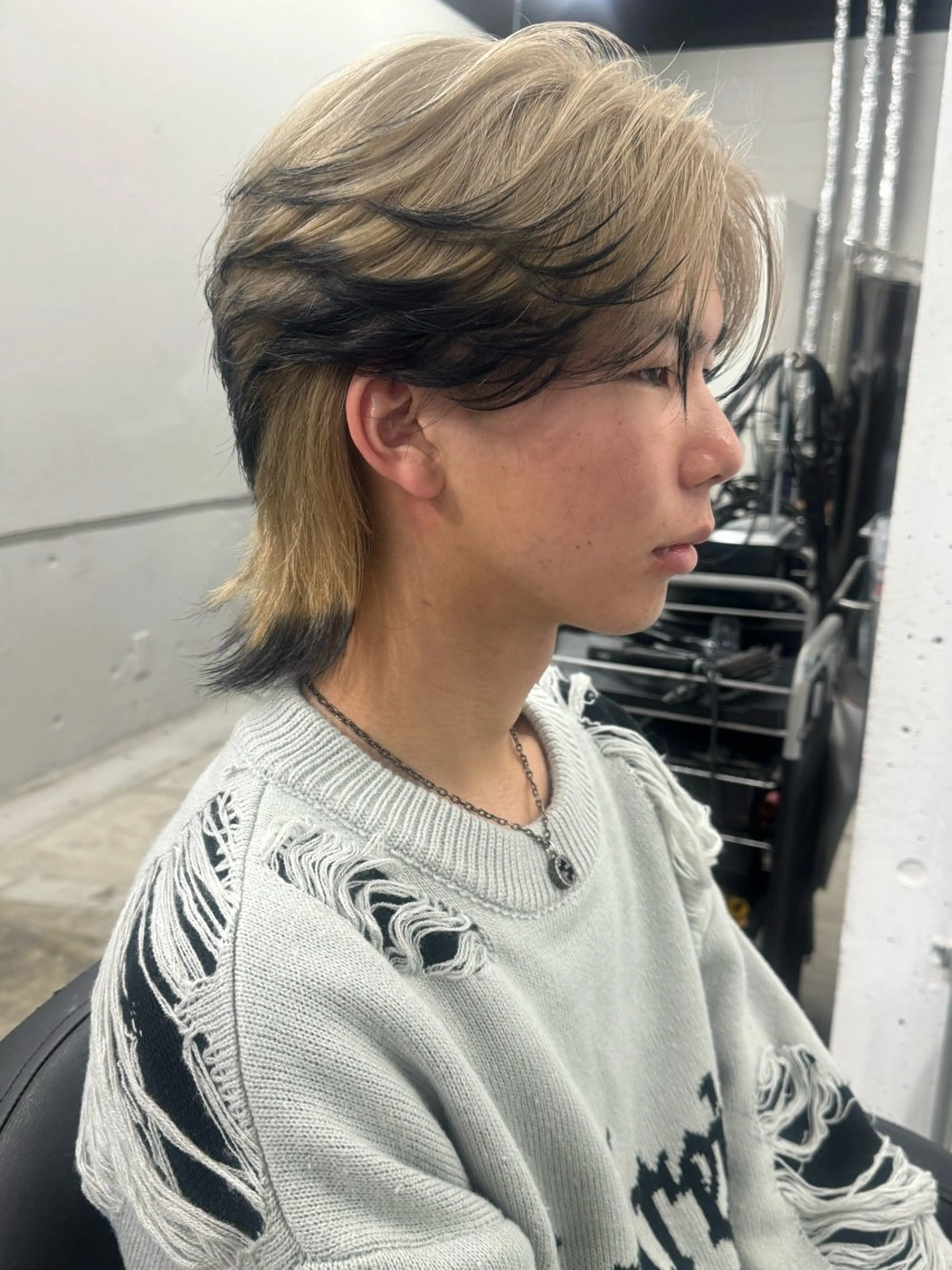 ショート カラー メンズ カット ヘアカラー トリートメント ヘアセット Pia/KIRIA /福岡美容室のヘアスタイル