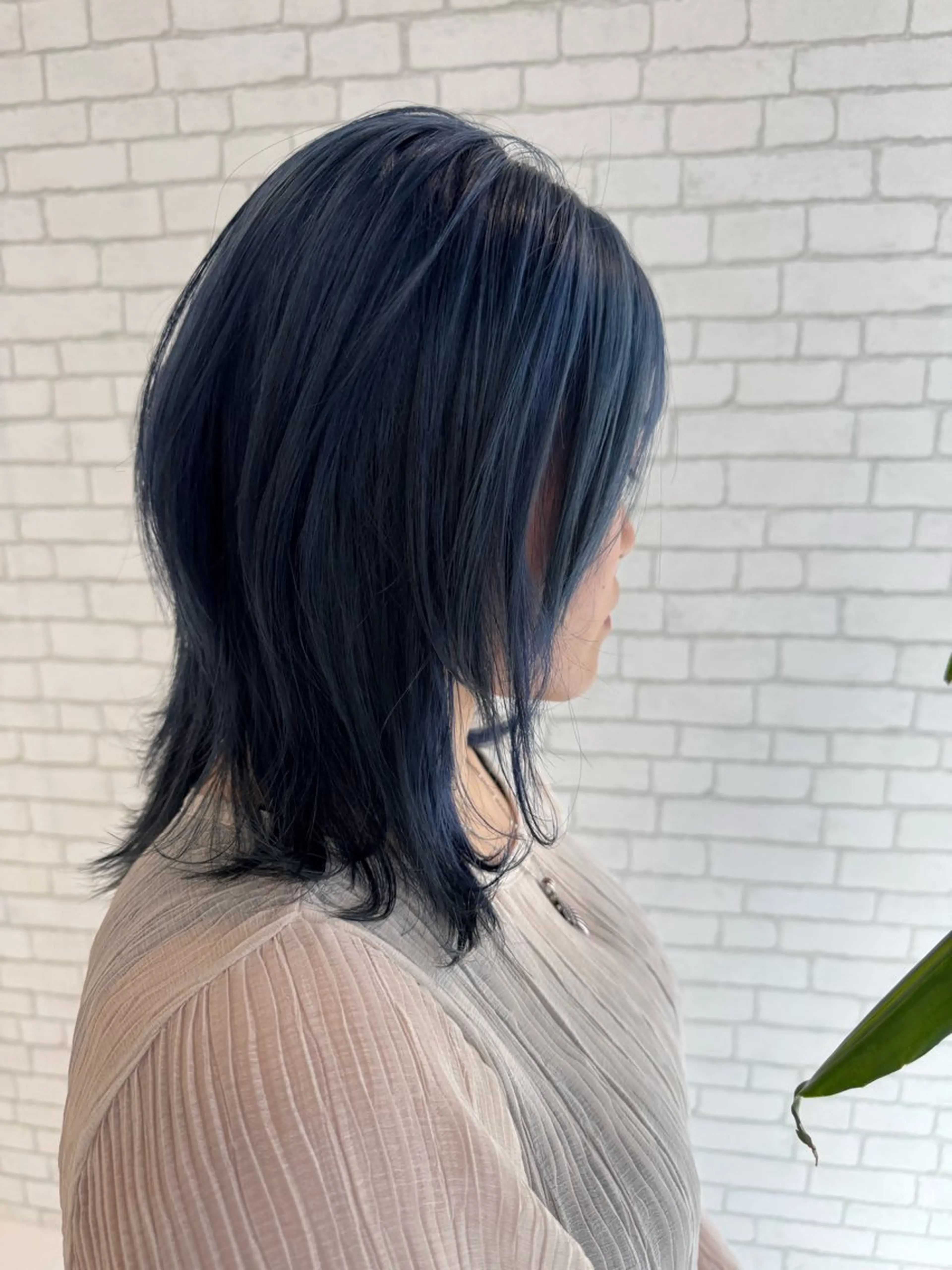 ミディアム カラー 松永 果菜のヘアスタイル