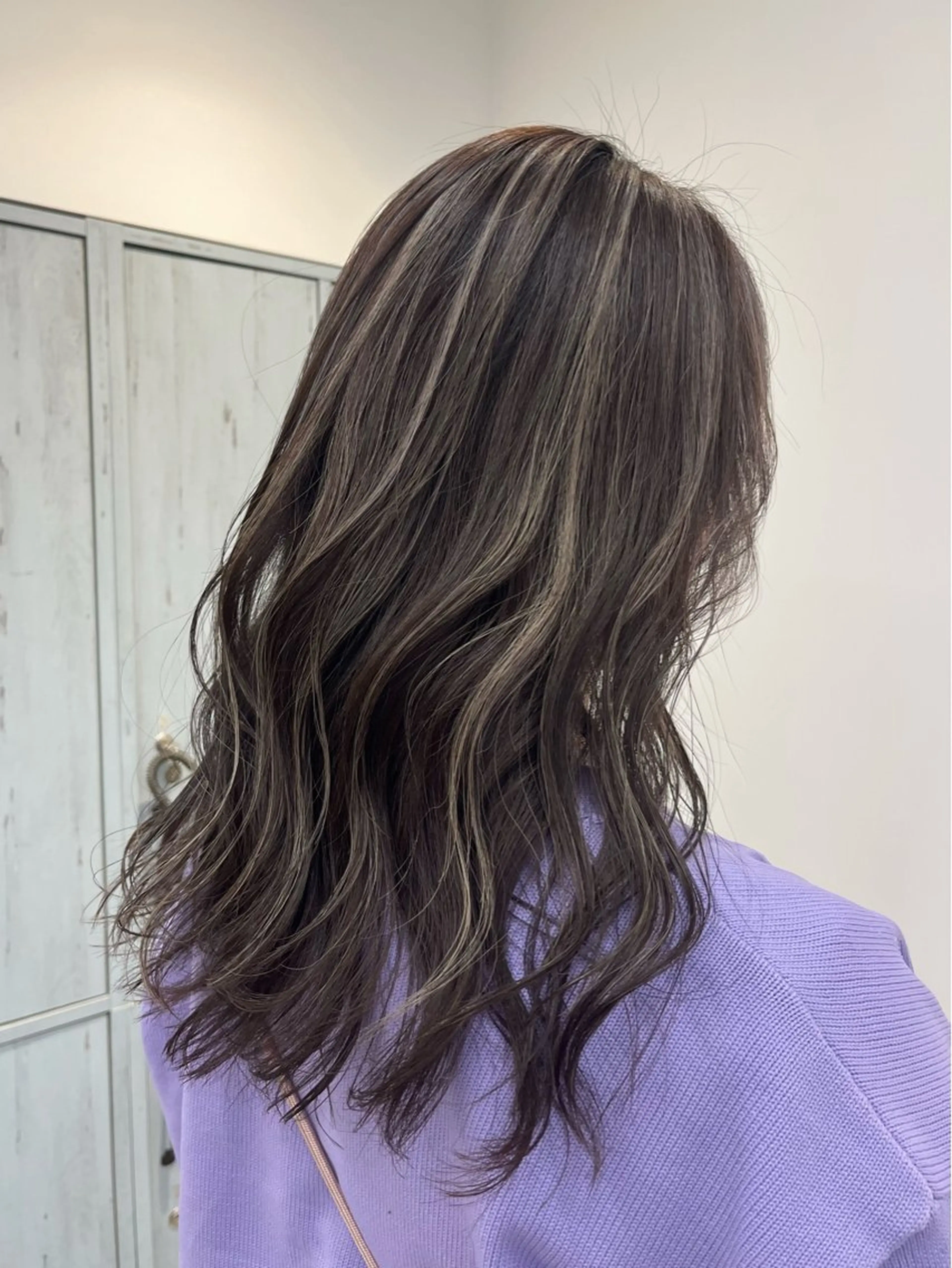 ロング カラー ヘアカラー ukyo/透明感 カラー/ハイライトのヘアスタイル