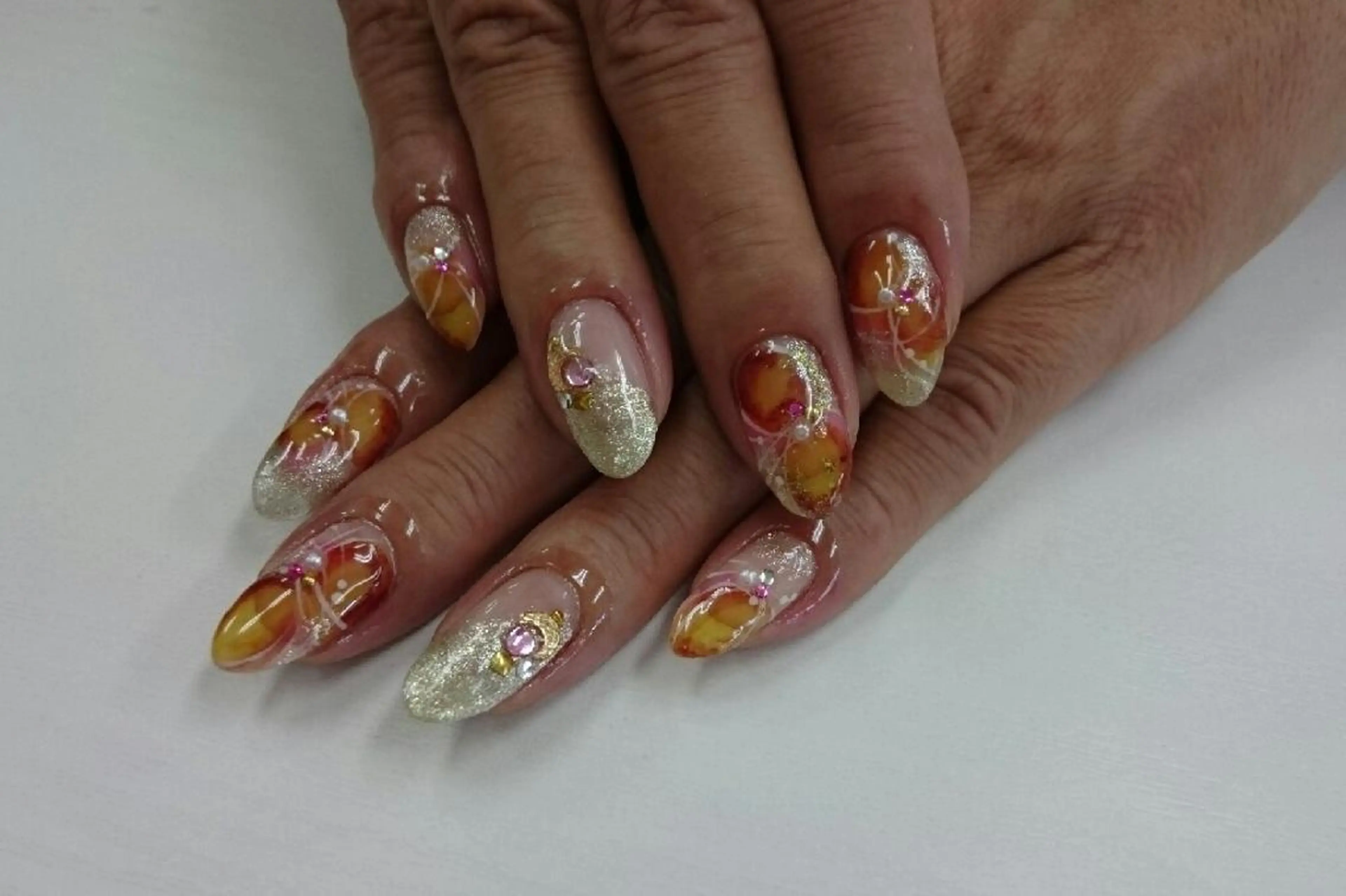 ロング ネイル nail salon Blancのネイルデザイン