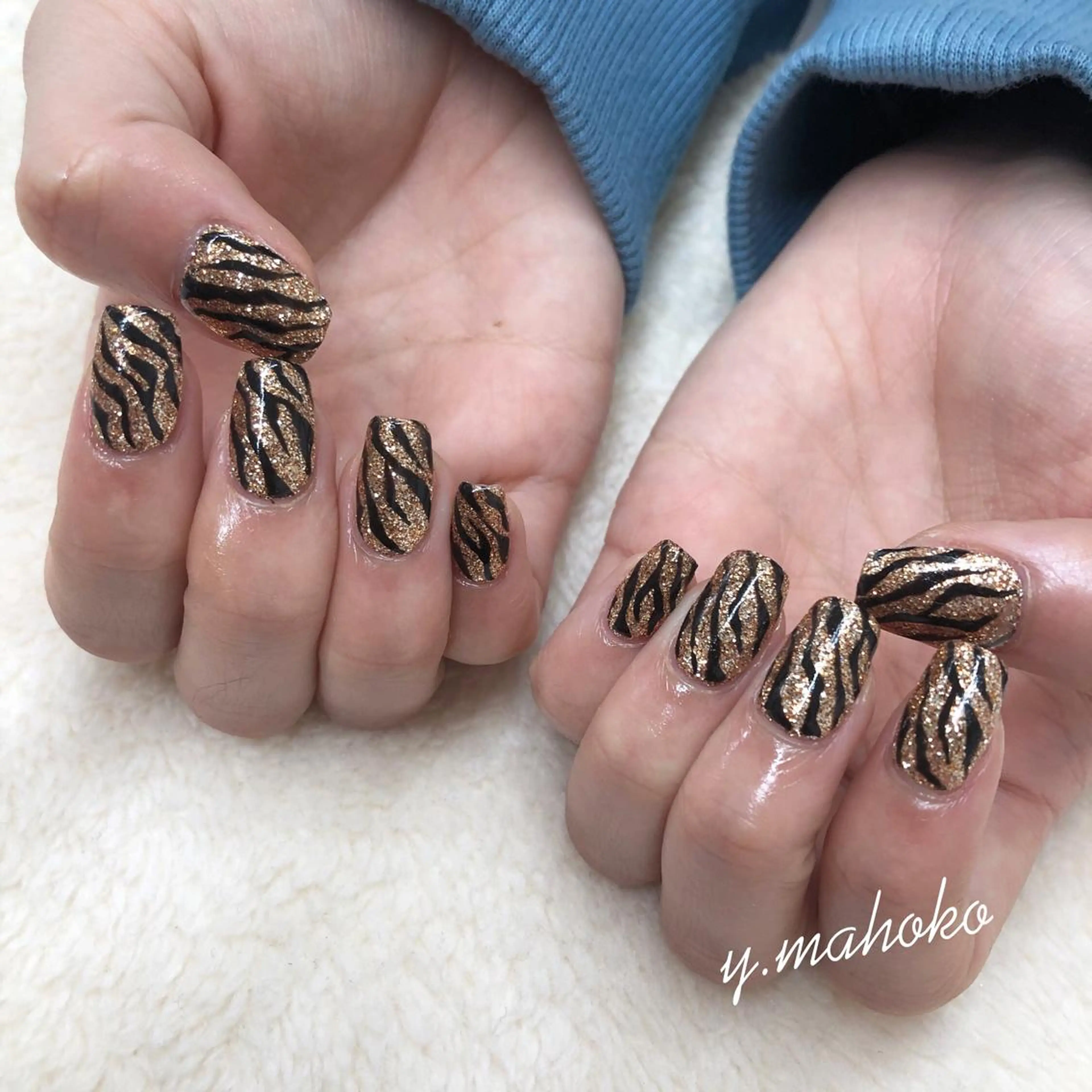 ネイル ハンドネイル She nail studio 原宿所属・パラジェル有/ スカルプ/mahoのネイルデザイン