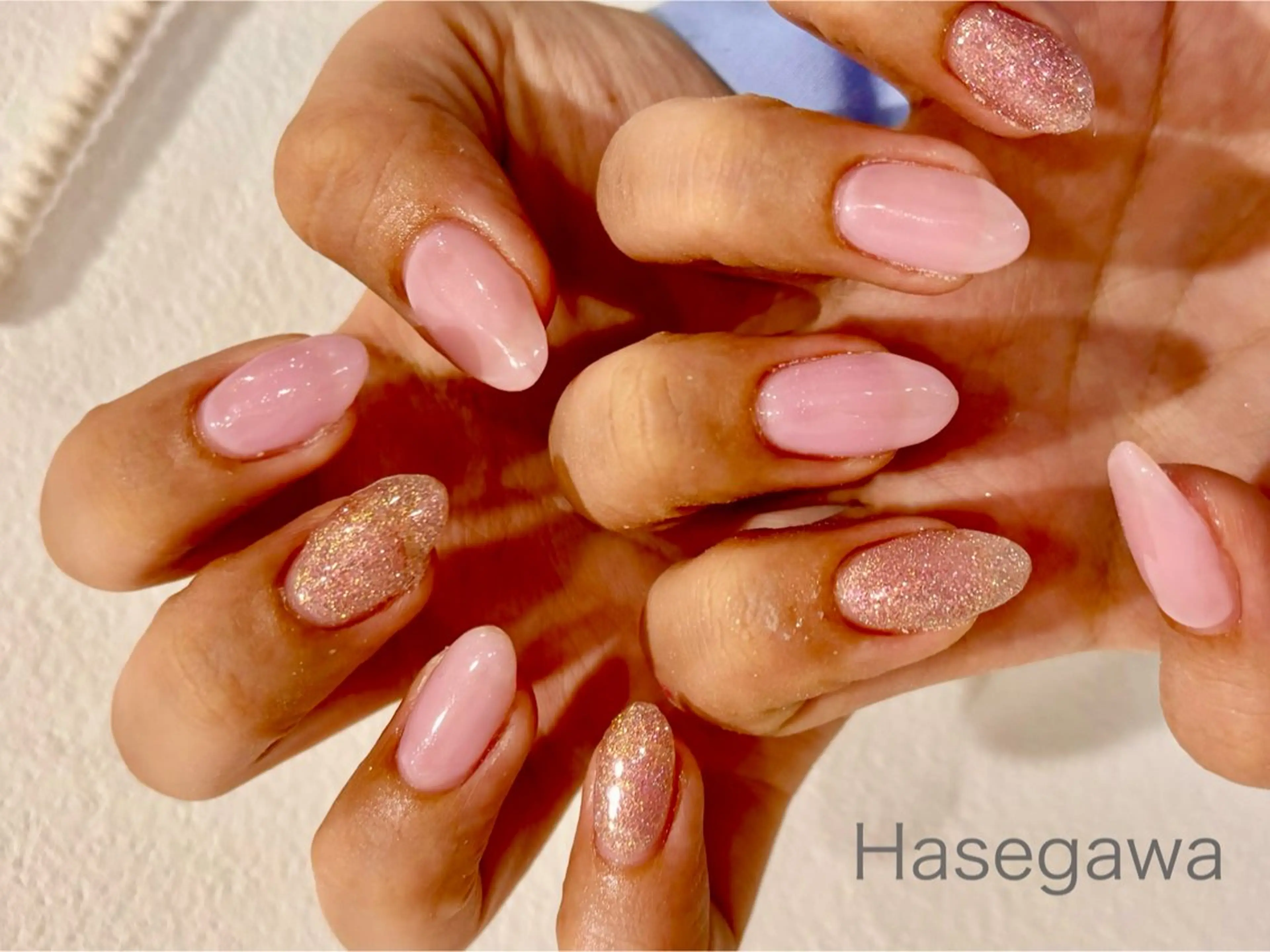 ネイル ワンカラーネイル DROP所属・DROP 長谷川のネイルデザイン