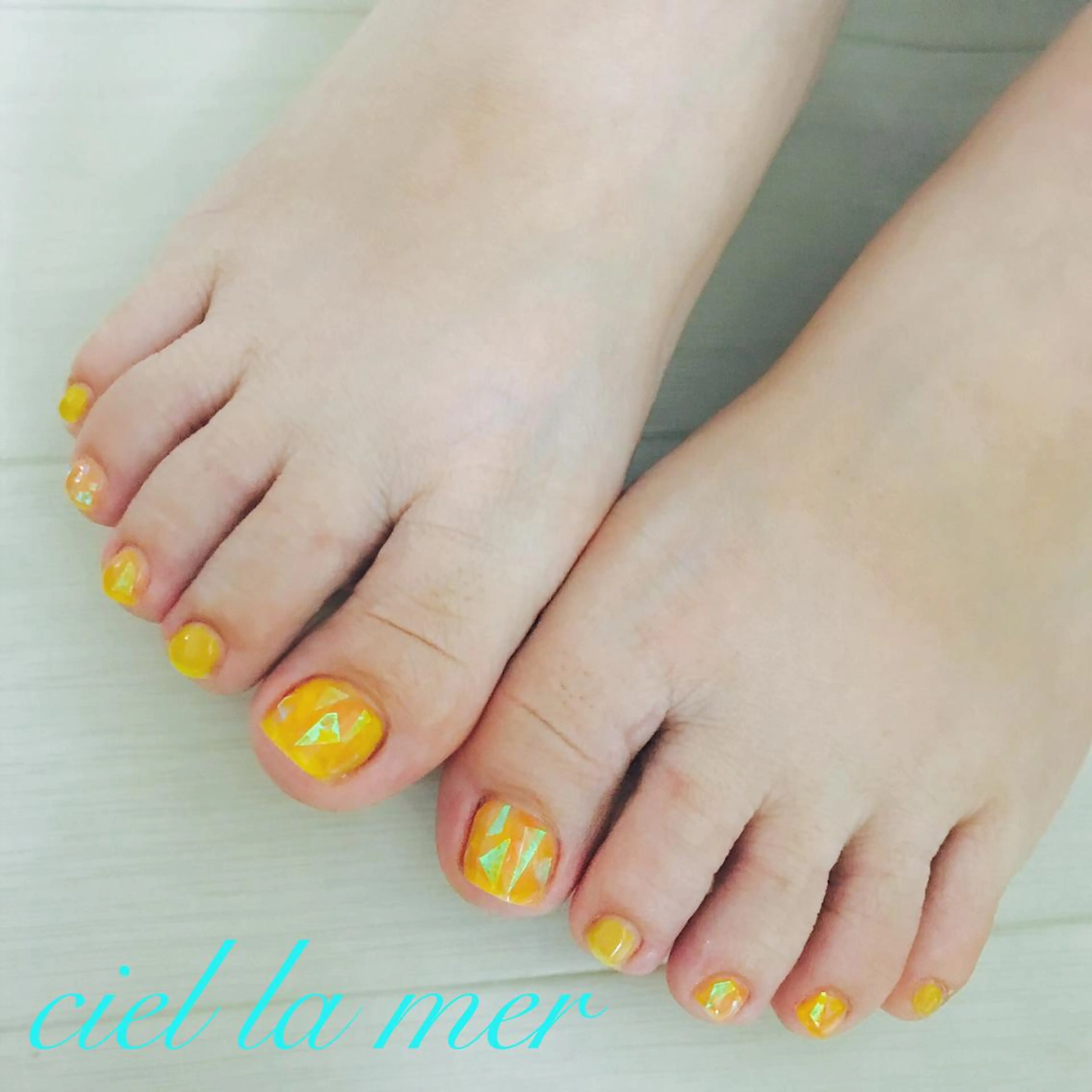 ネイル ハンドネイル フットネイル ciel la merのネイルデザイン