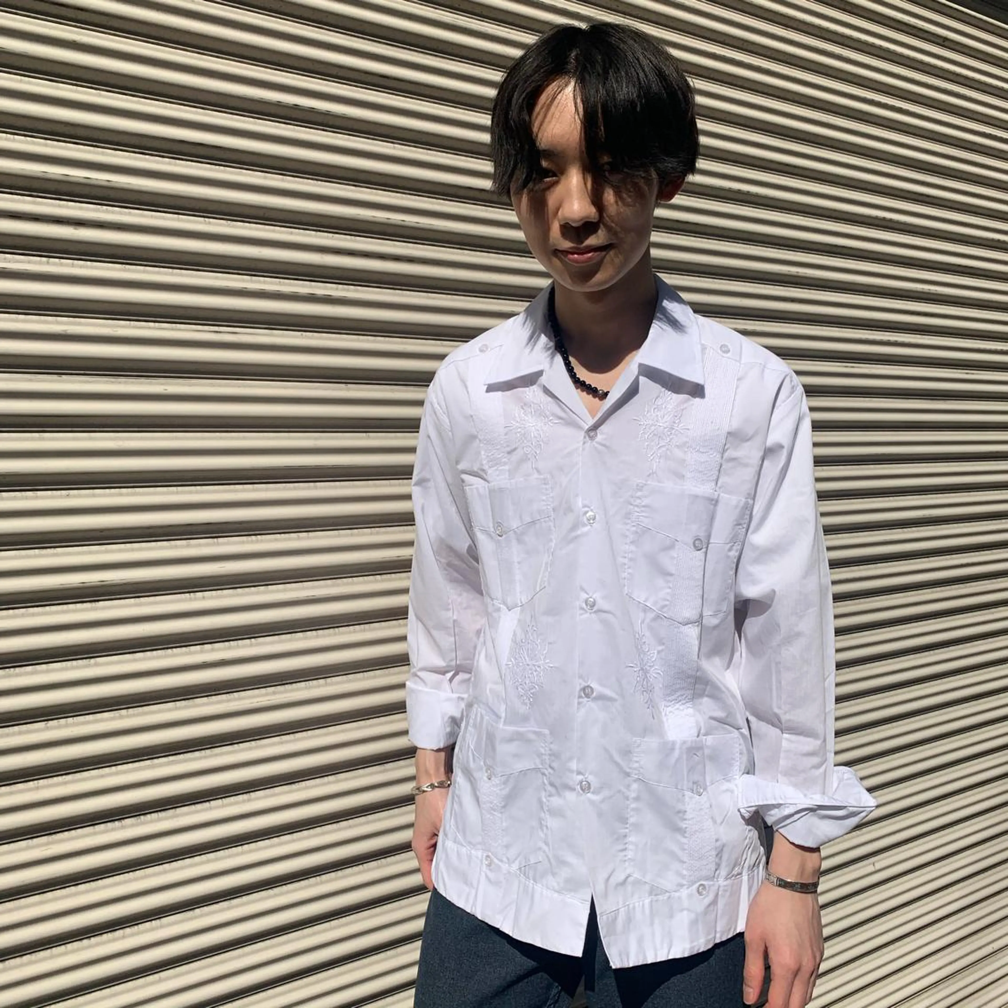 ショート カラー ヘアアレンジ メンズ 透明感カラー TENELE所属・チバ タクミのヘアスタイル