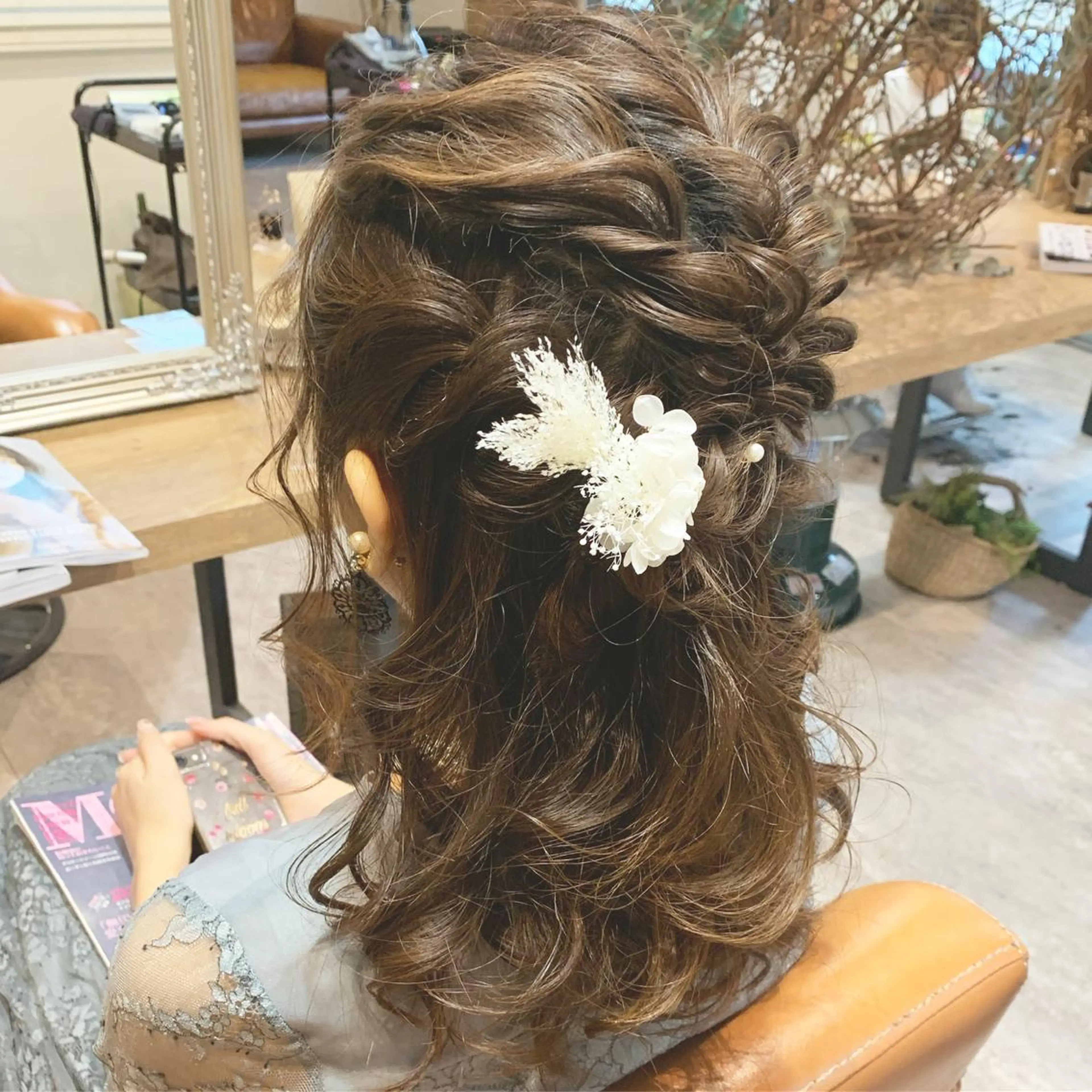 ヘアアレンジ ヘアセット HARE 川崎晴佳のヘアスタイル