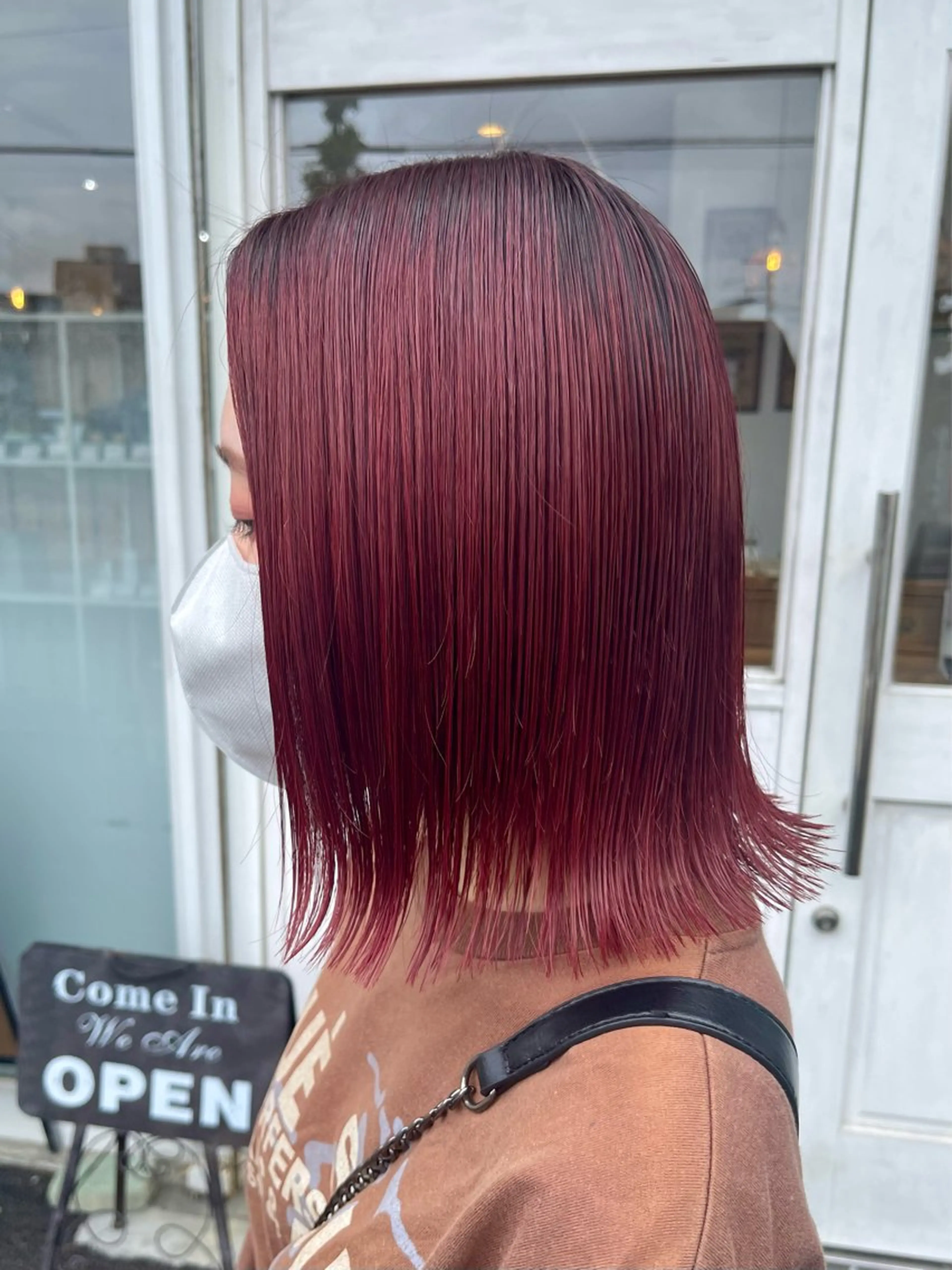 ミディアム カット ヘアカラー トリートメント 🍭透明感カラー 志賀拓海🍬🌈のヘアスタイル