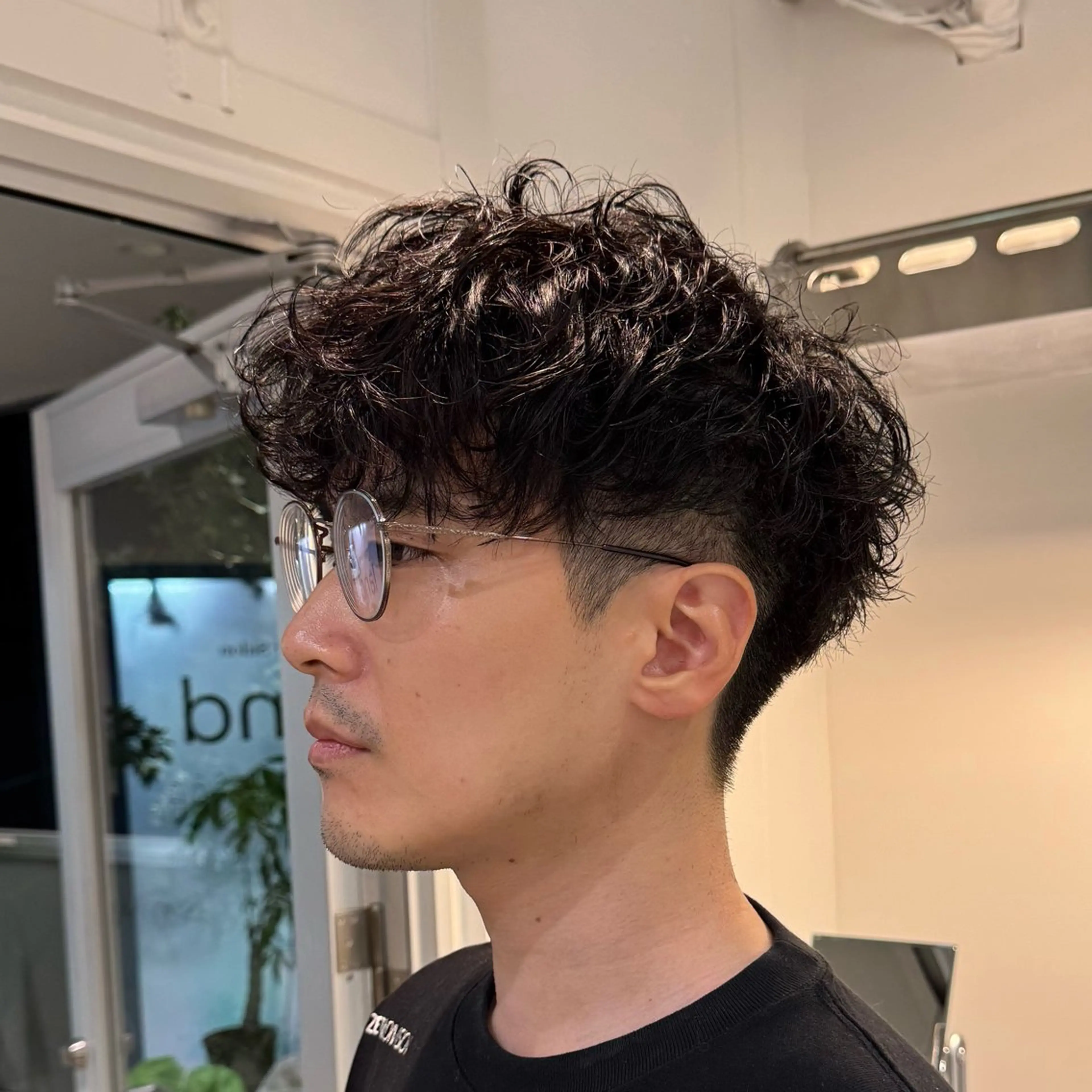 パーマ メンズ カット パーマ 🐋湊 ゆうき /ショートカット🫧のヘアスタイル