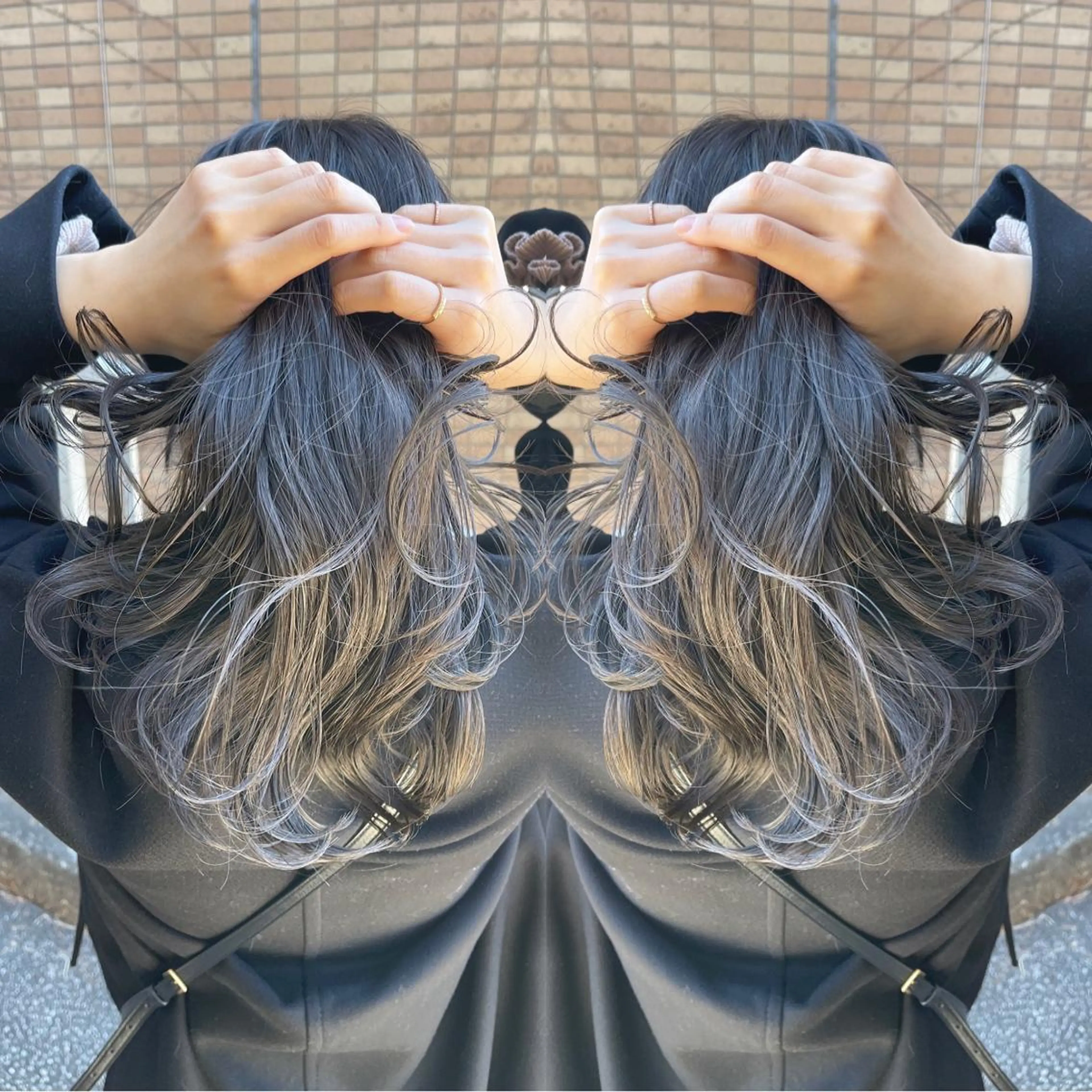 ミディアム ヘアカラー StellA所属・アートディレクター ワダヒサノリのヘアスタイル