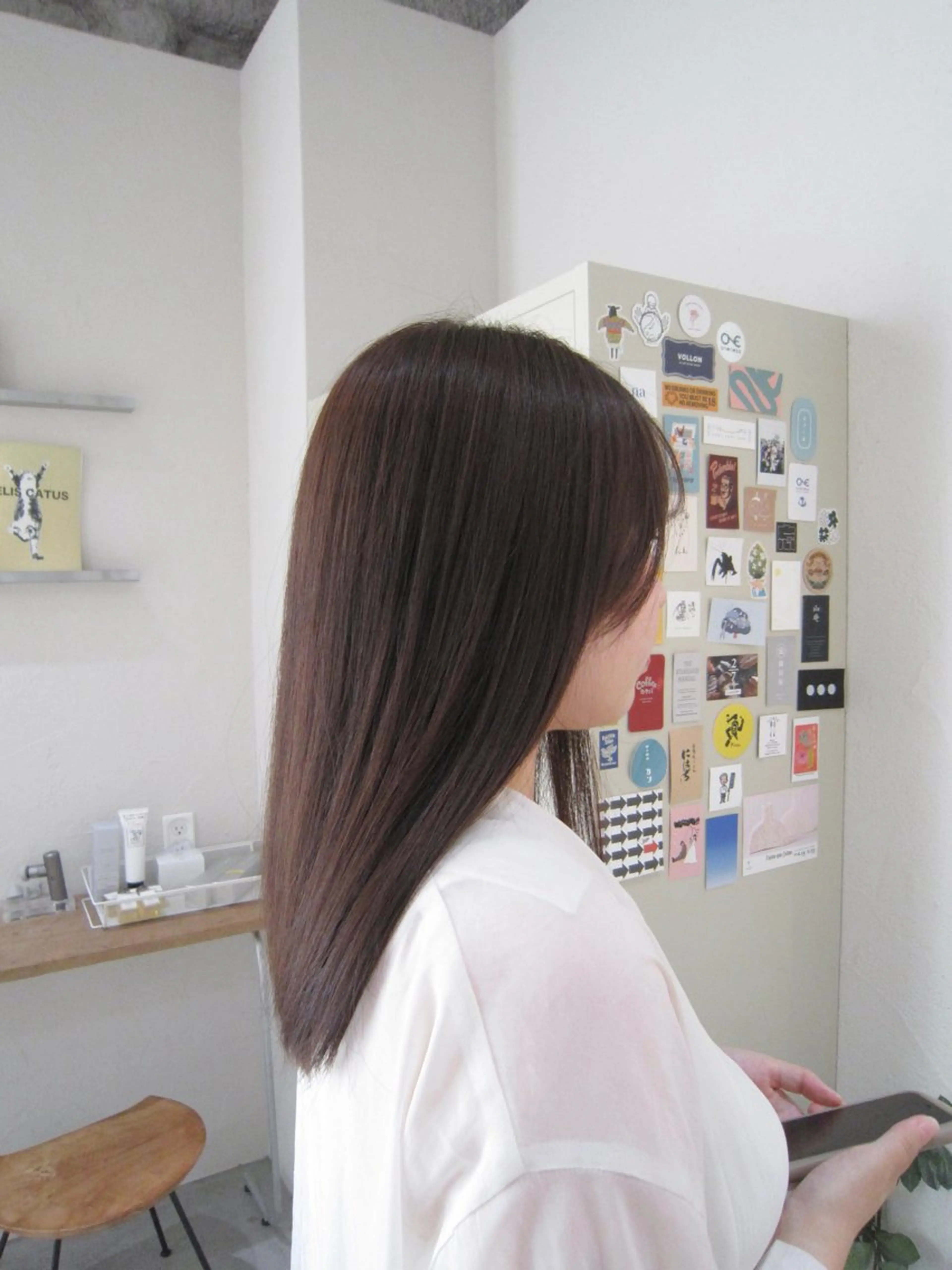 ロング カラー オリーブカラー ヘアカラー kici所属・🌷似合わせカラー 🌷/岡崎/アイ🐰のヘアスタイル