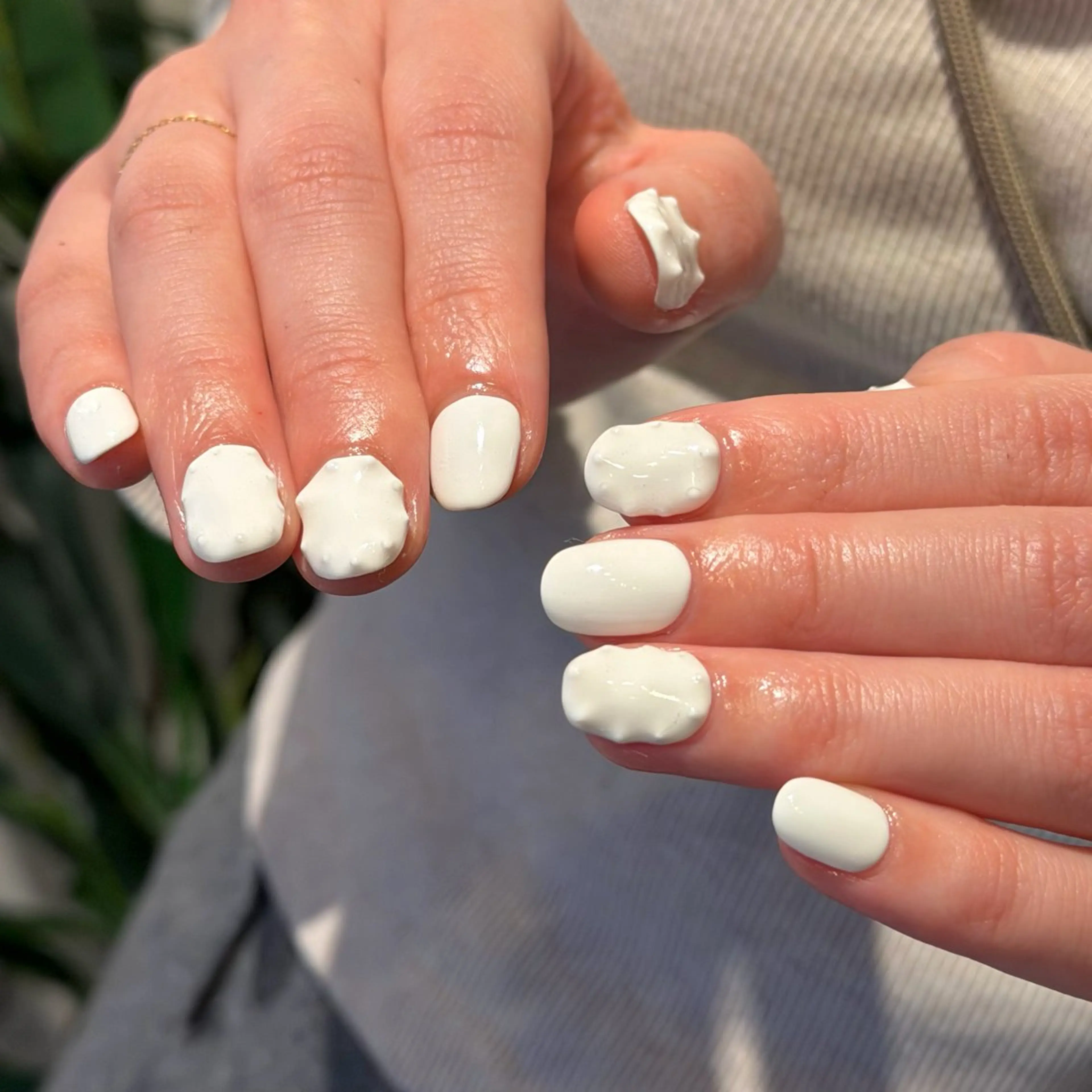 ネイル クリアネイル フラッシュネイル フラッシュマグ フレンチネイル マグネットネイル Luana所属・Luana nailのネイルデザイン