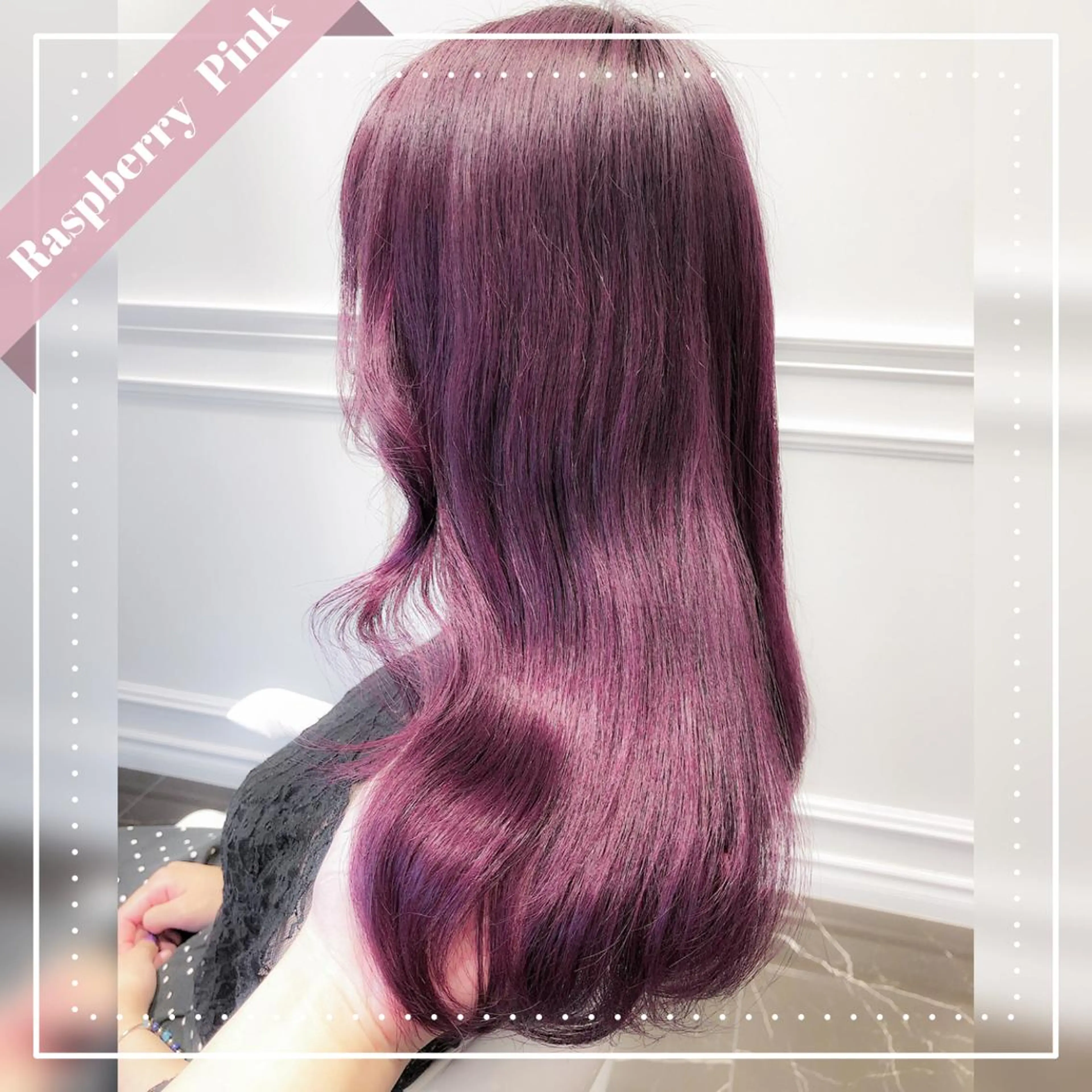 セミロング カラー ブリーチ ヘアカラー トリートメント LOTTA CUCCI所属・miyu /トレンド カラー×艶髪のヘアスタイル