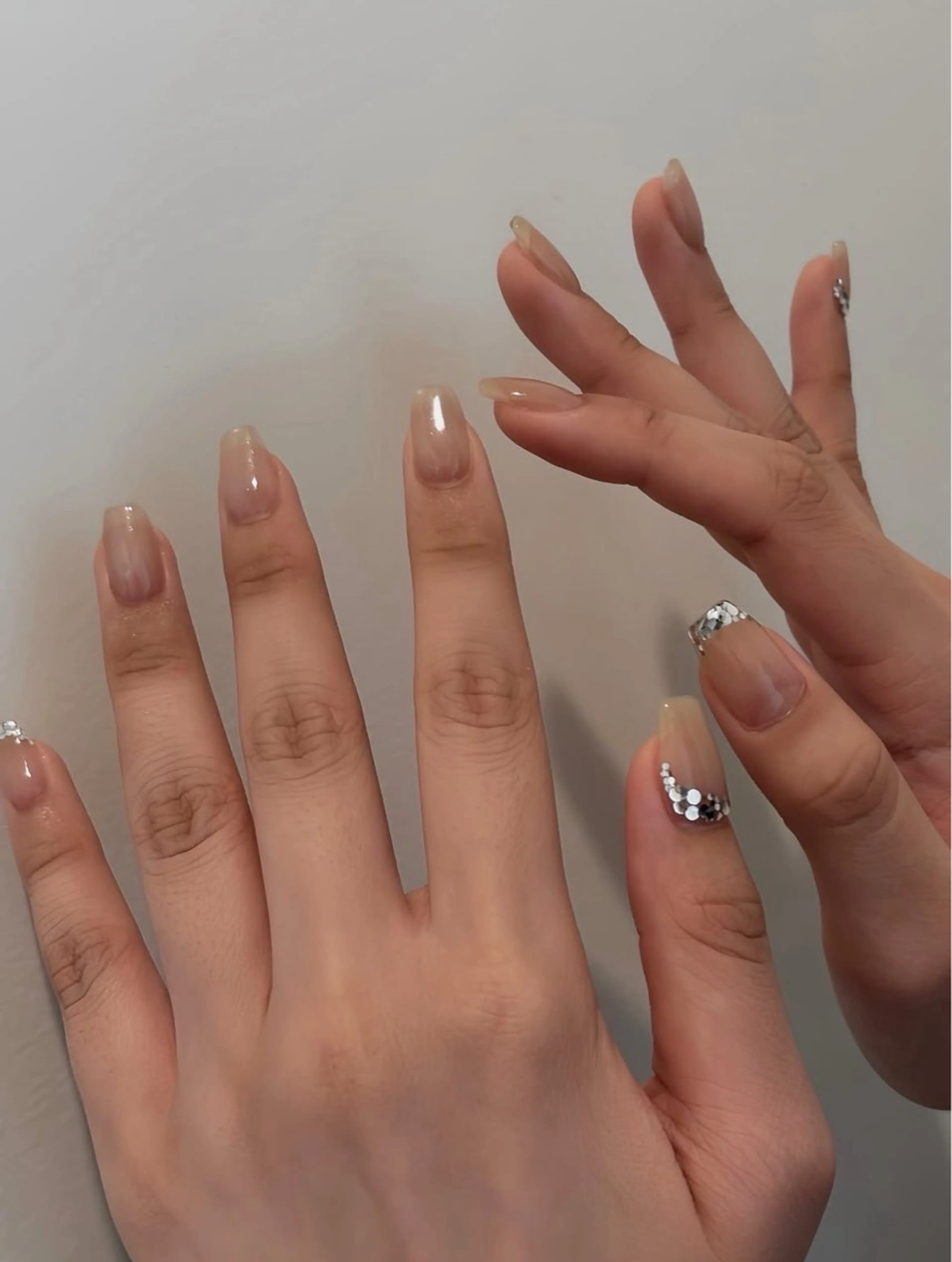 ネイル ホログラムネイル ワンカラーネイル シンプルネイル filonnail Juna💍のネイルデザイン