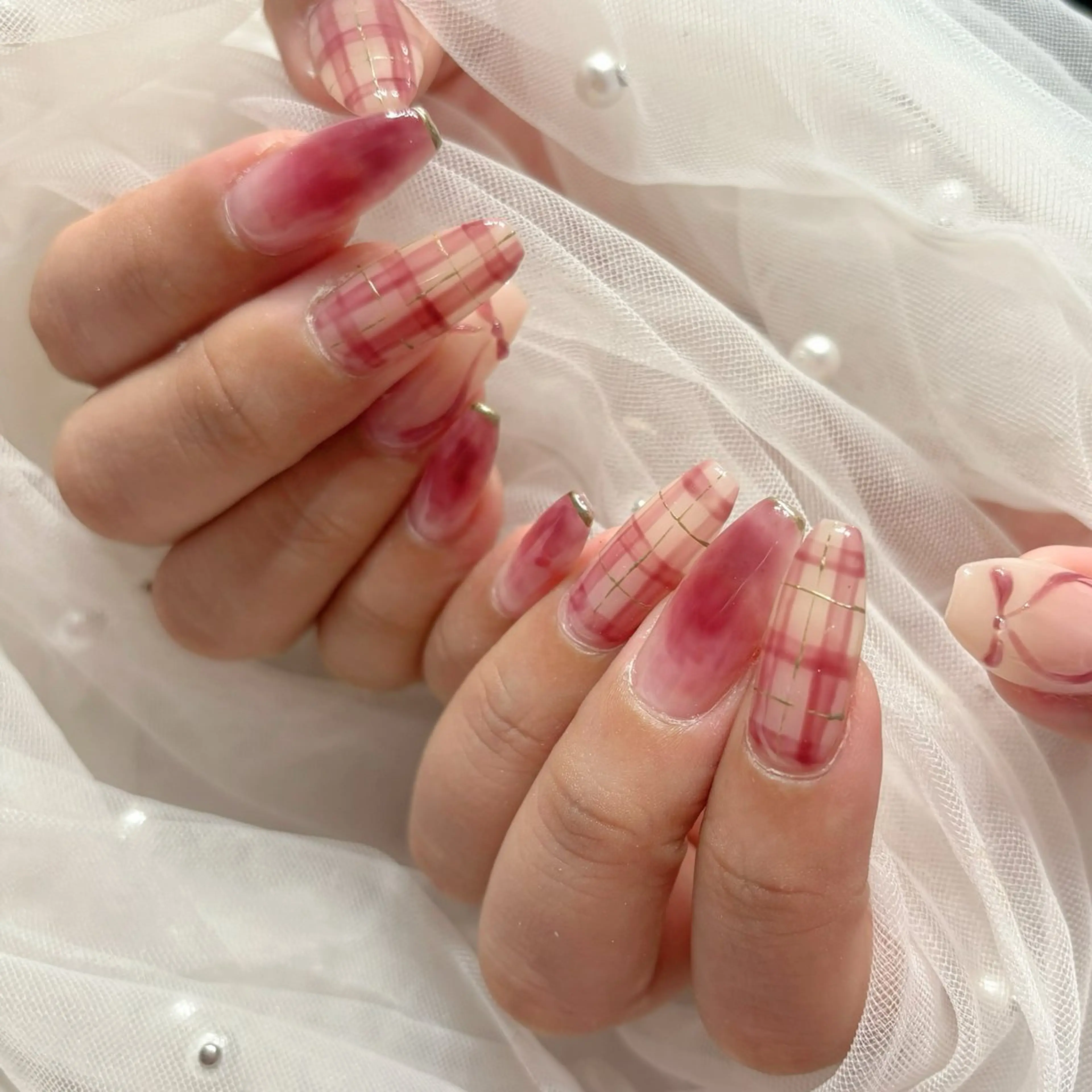 ネイル ハンドネイル あ きのネイルデザイン