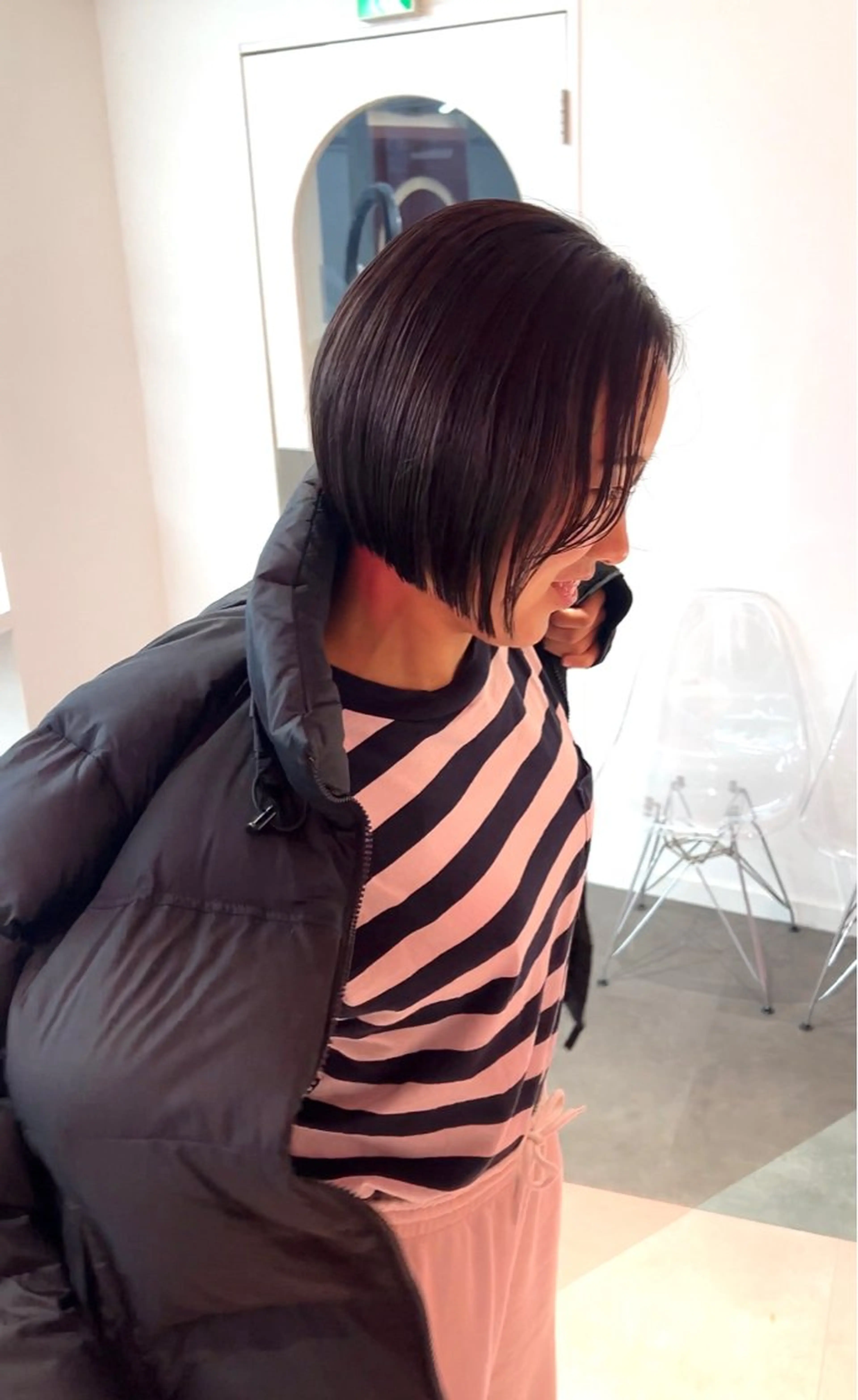 カラー 莉乃/縮毛矯正/髪質 改善/艶カラーのヘアスタイル