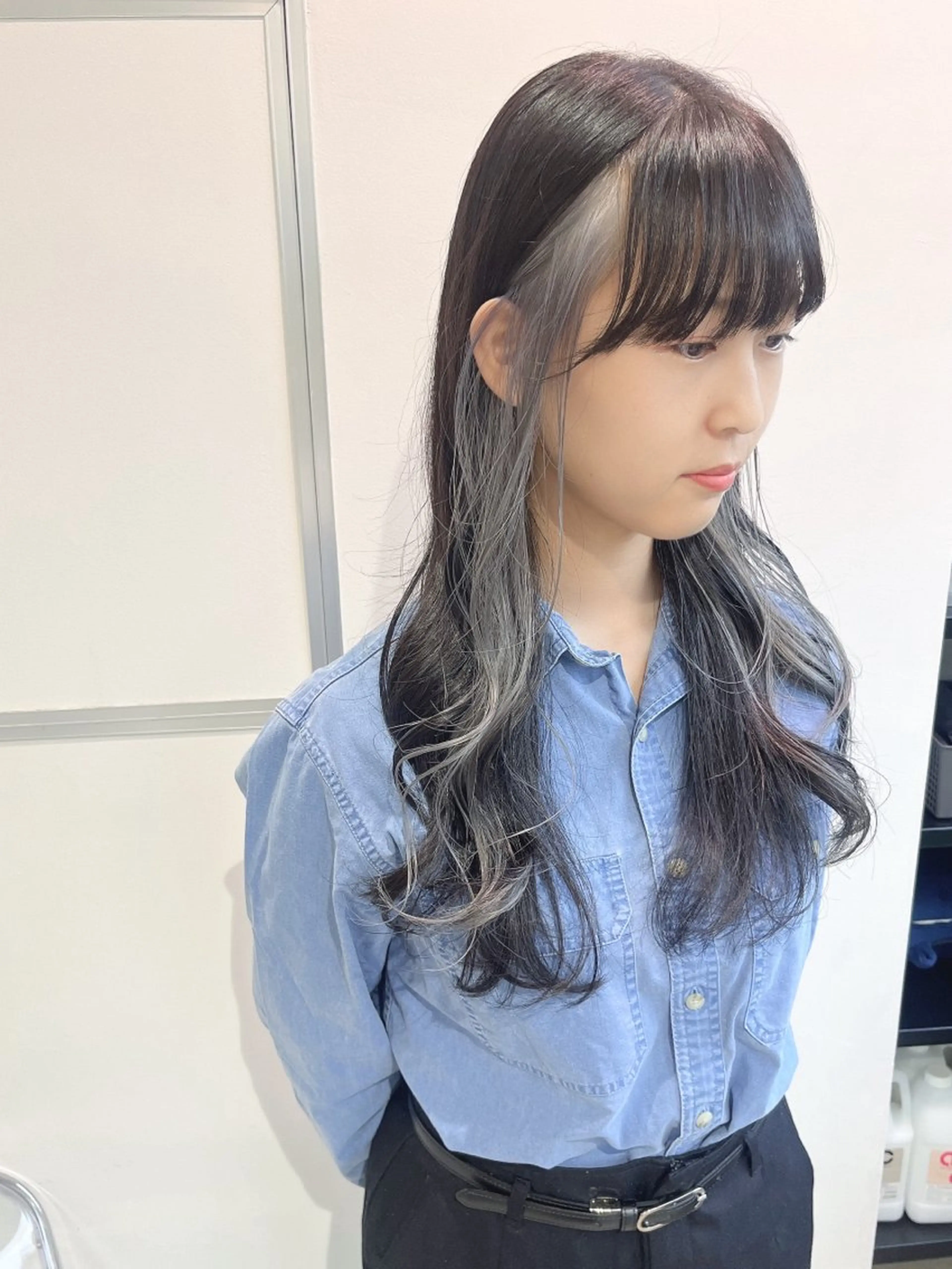 ロング カラー あ あのヘアスタイル