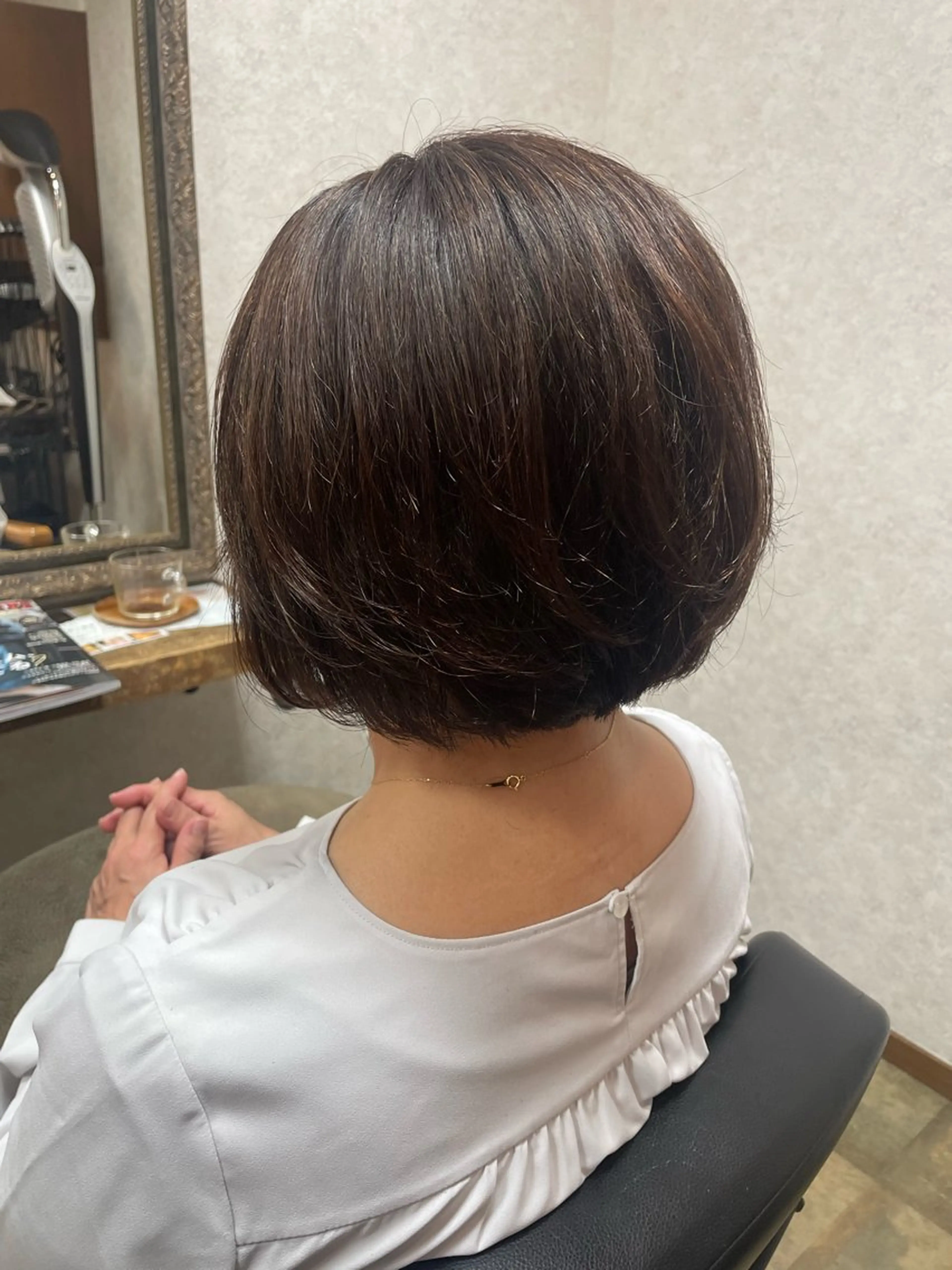 ショート カラー ボブ カット ヘアカラー Blanc blanc所属・三川 啓英 / Blancblancのヘアスタイル