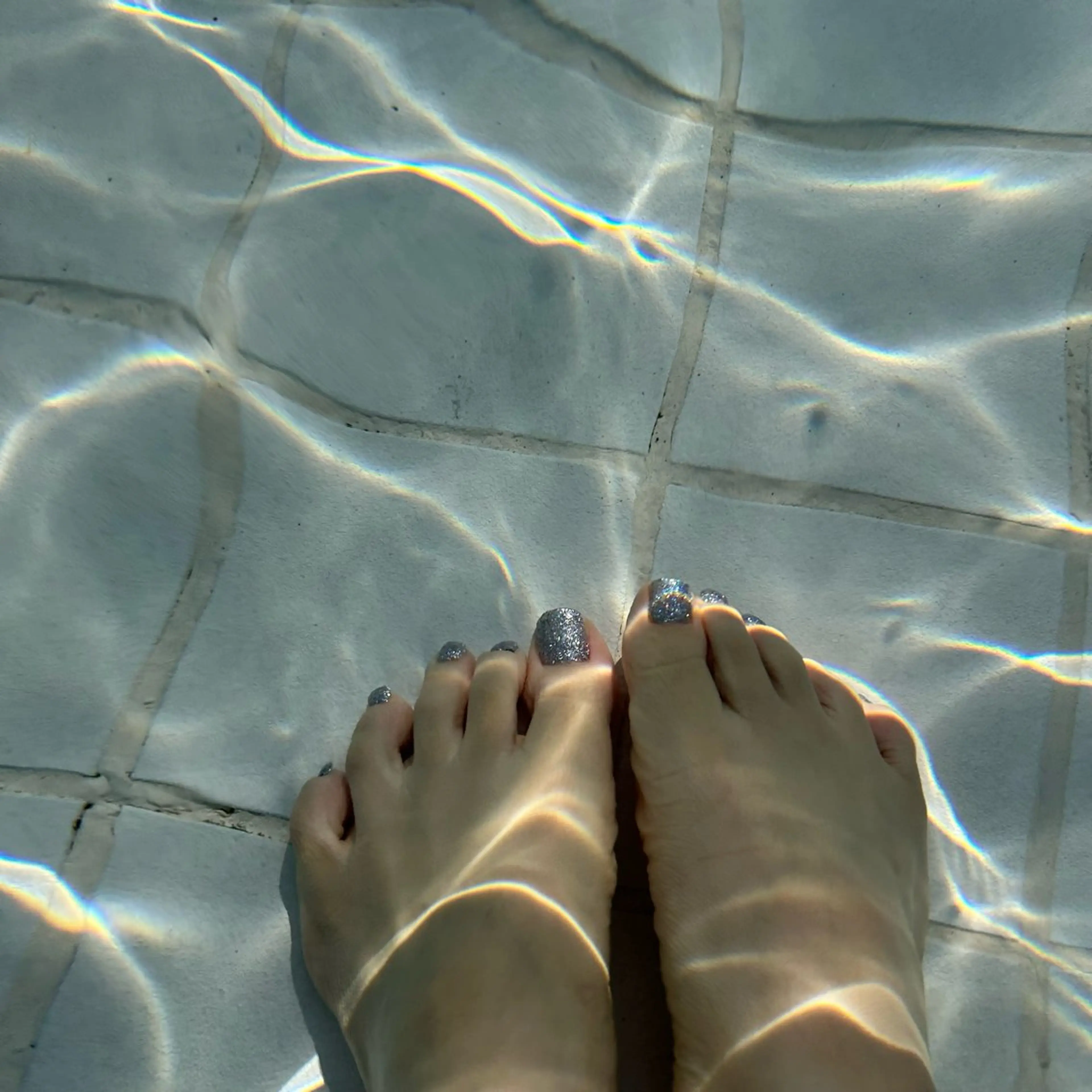 🌸フットワンカラー　ラメ🙆🏻‍♀️【オフなし】🌸の写真