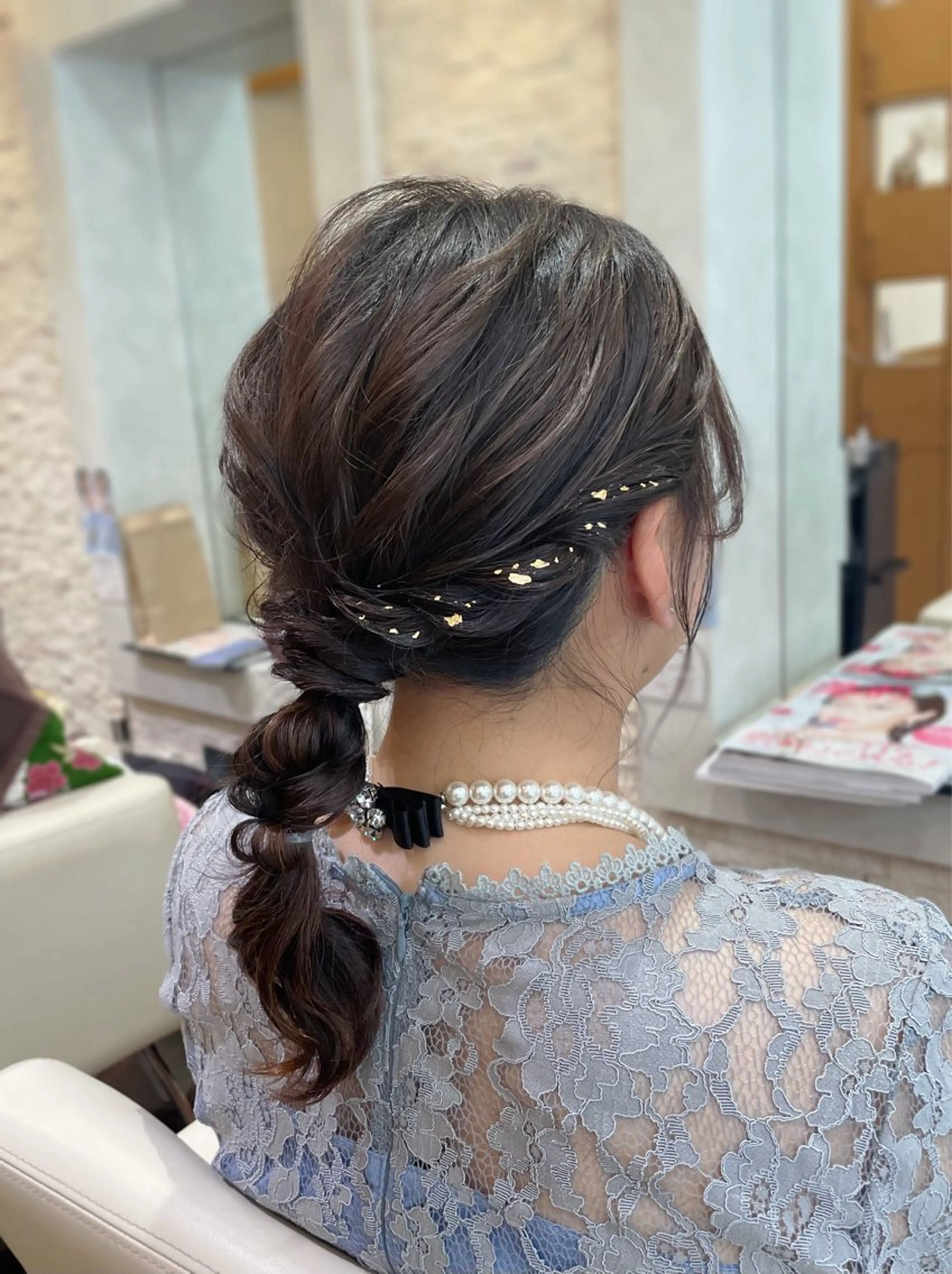 ヘアアレンジ ヘアセット 本多 美羽のヘアスタイル