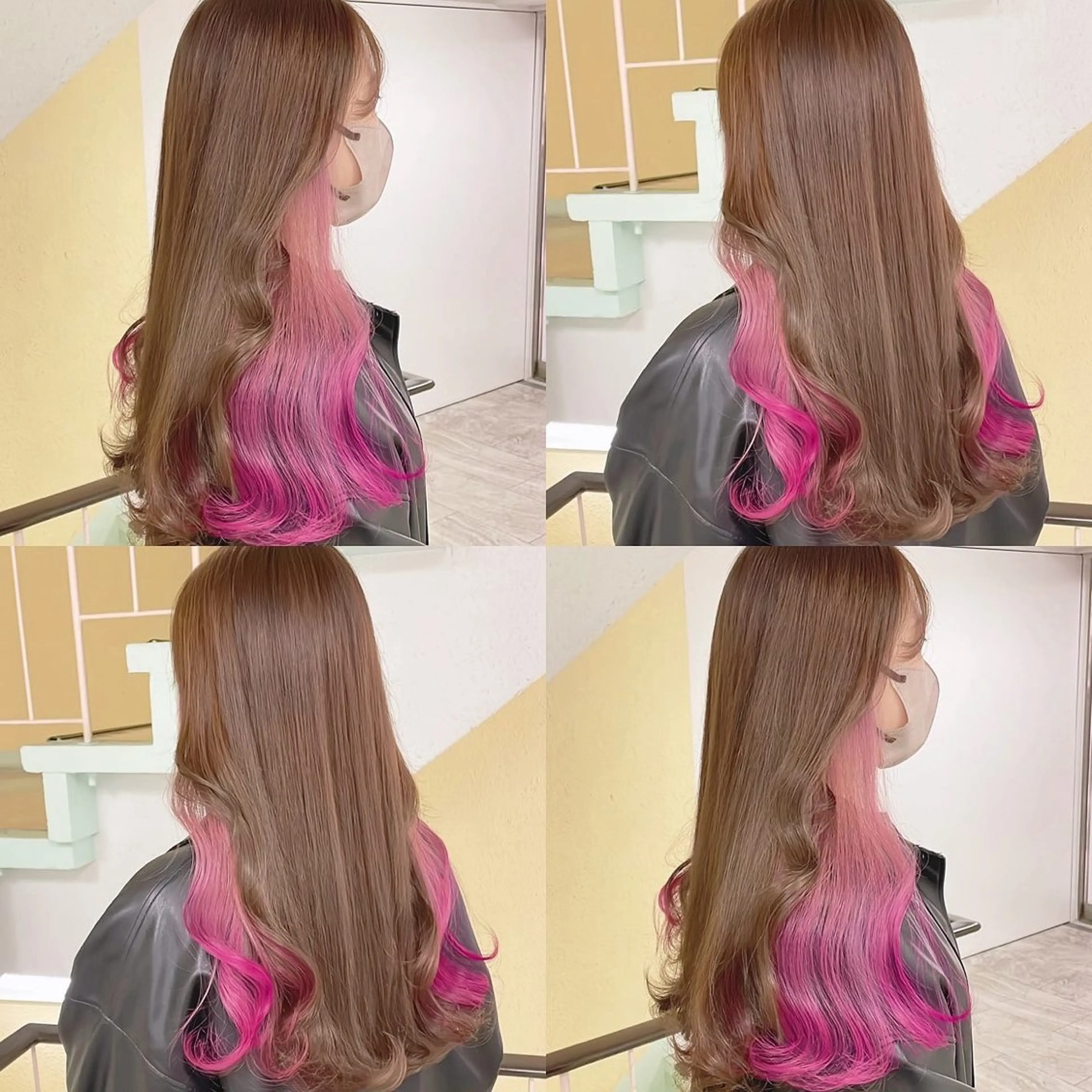 カラー ヘアカラー トリートメント 渋谷:インナーカラー ／🍒エリカ🍒のヘアスタイル