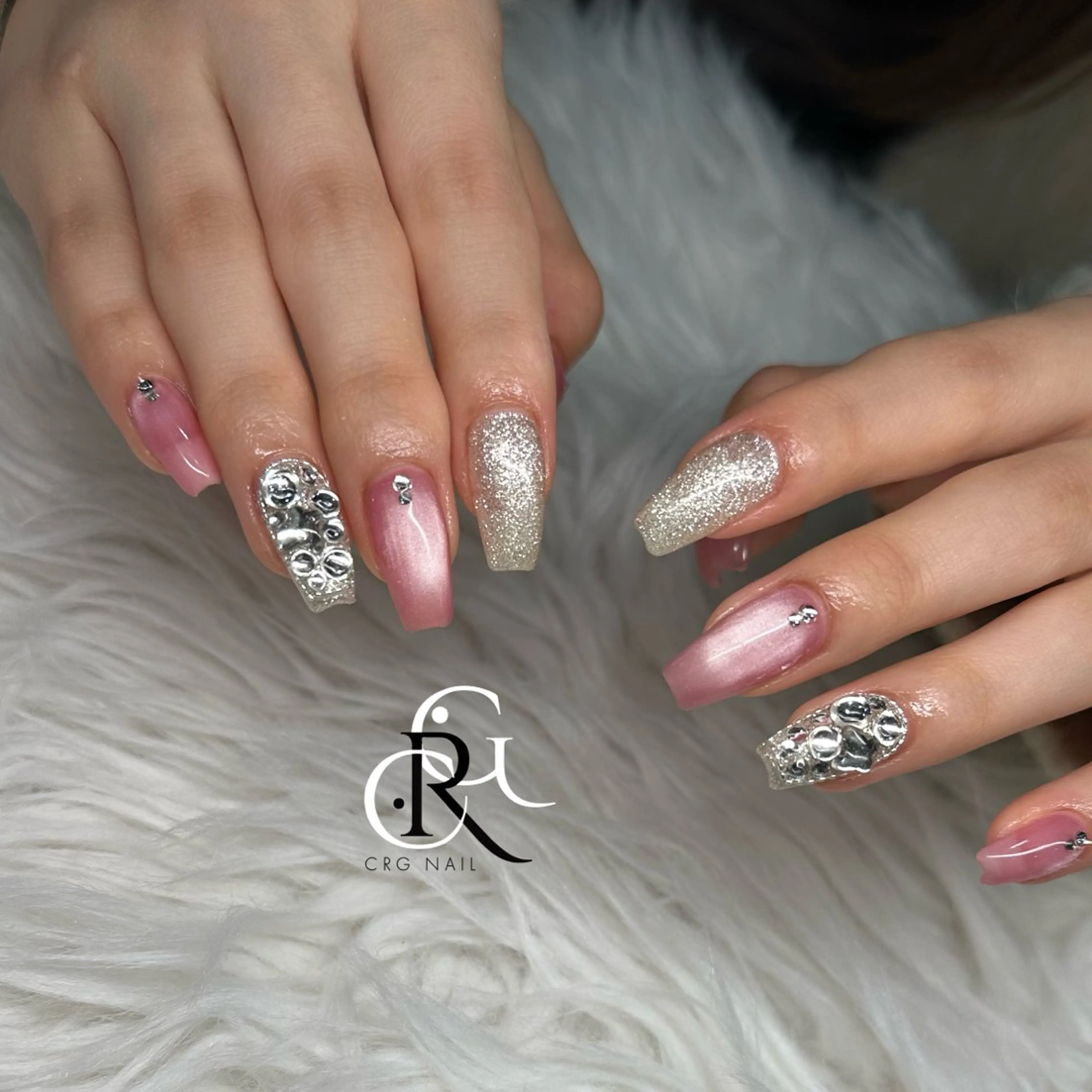 ネイル ピンク 春ネイル ハンドネイル CRGNAIL TOKOのネイルデザイン