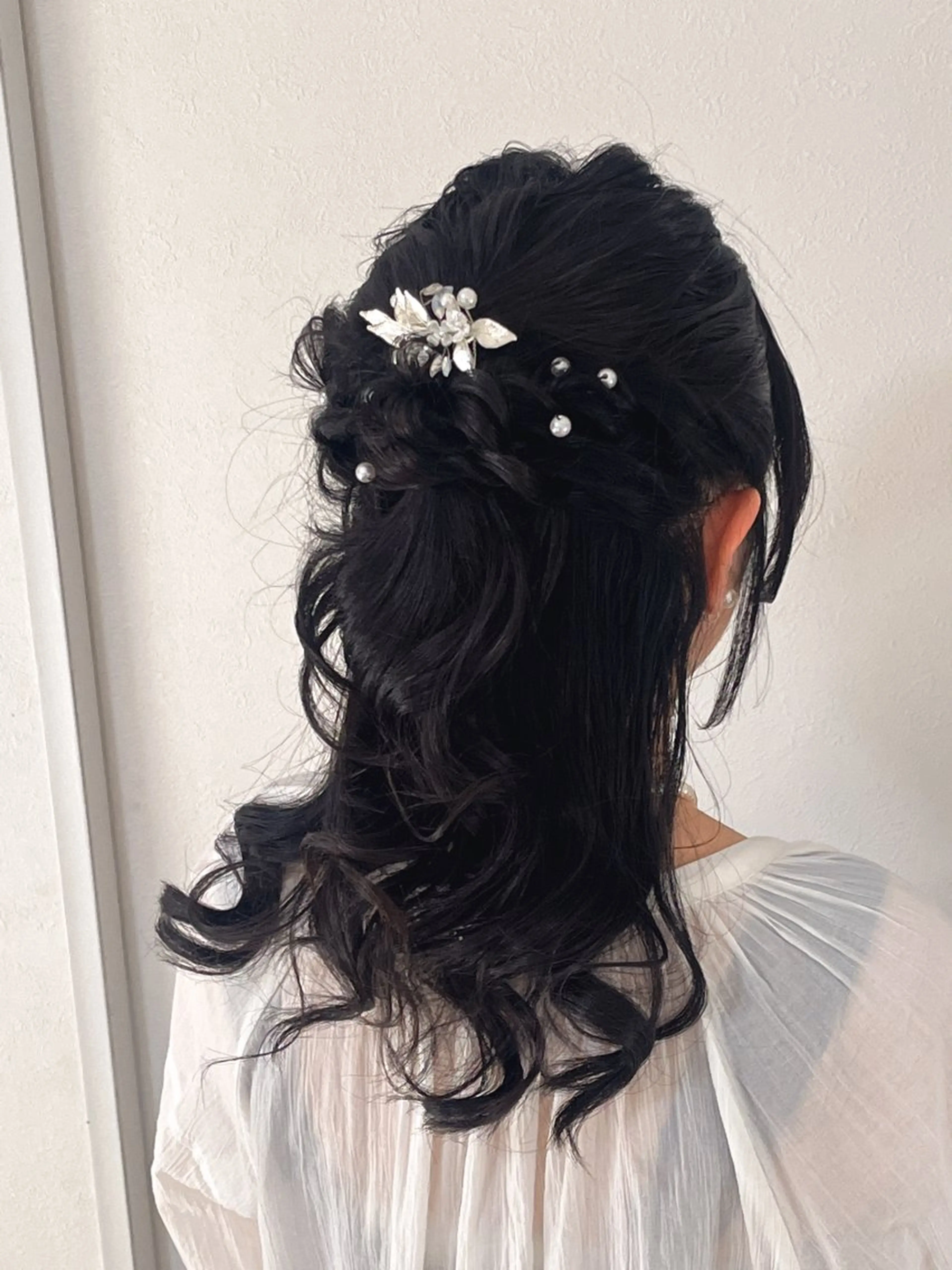 パーティヘアセット　お写真掲載でリボン2個プレゼント🎀の写真