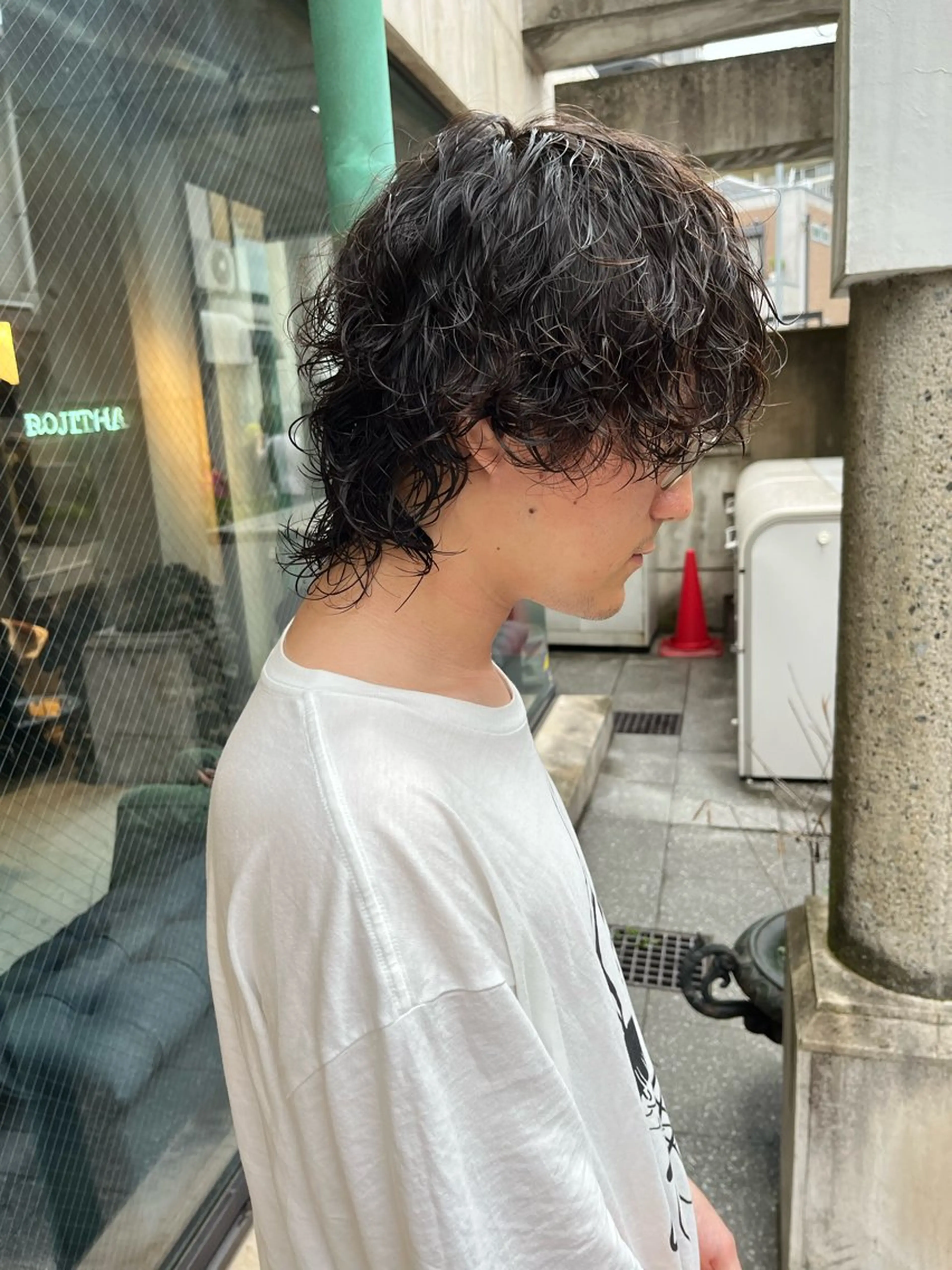 パーマ メンズ カット パーマ ヘアセット ハイトーン/美髪矯正 🍃大江拓実のヘアスタイル