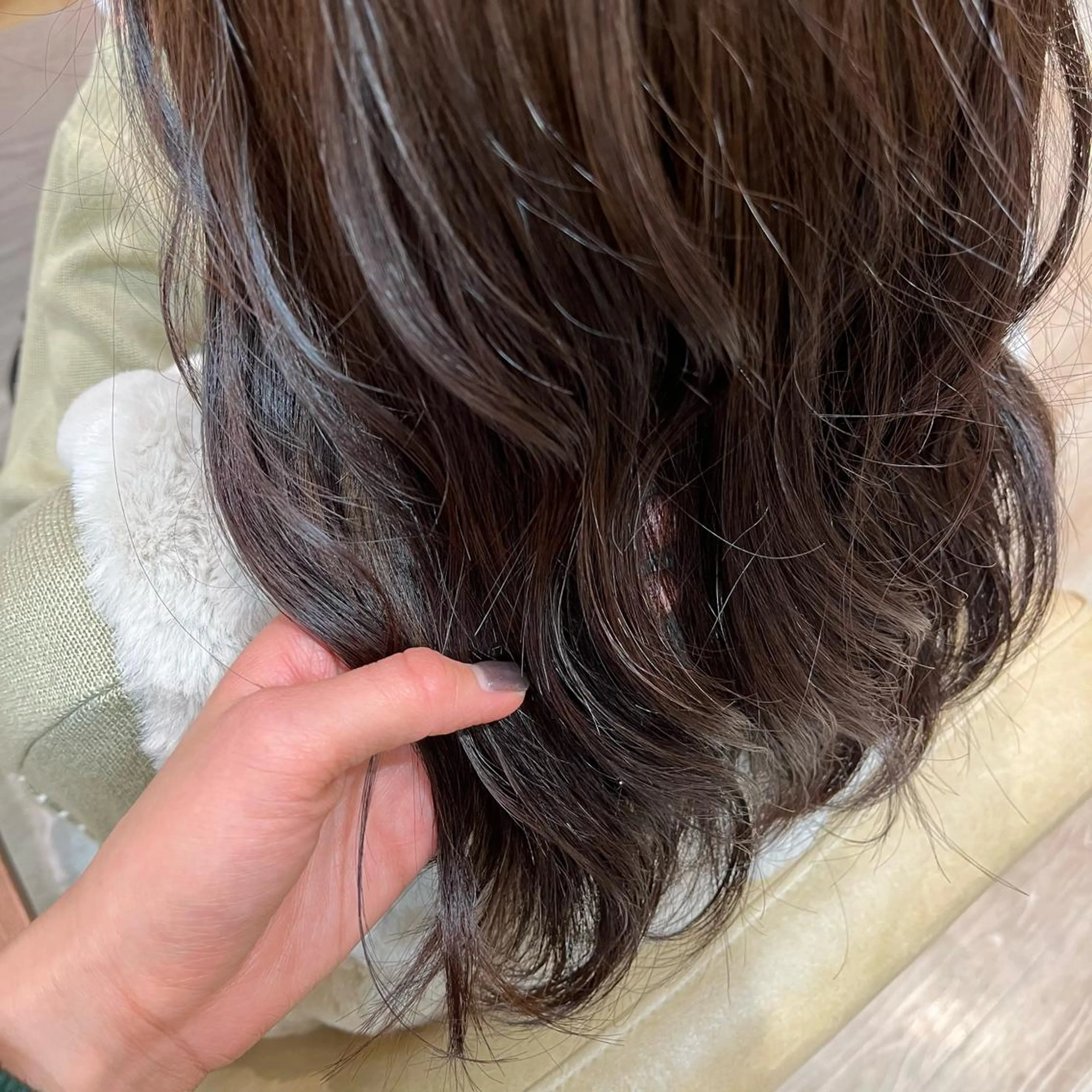 ロング カラー ヘアアレンジ レイヤー/顔まわり 透明感カラー柳澤優名のヘアスタイル