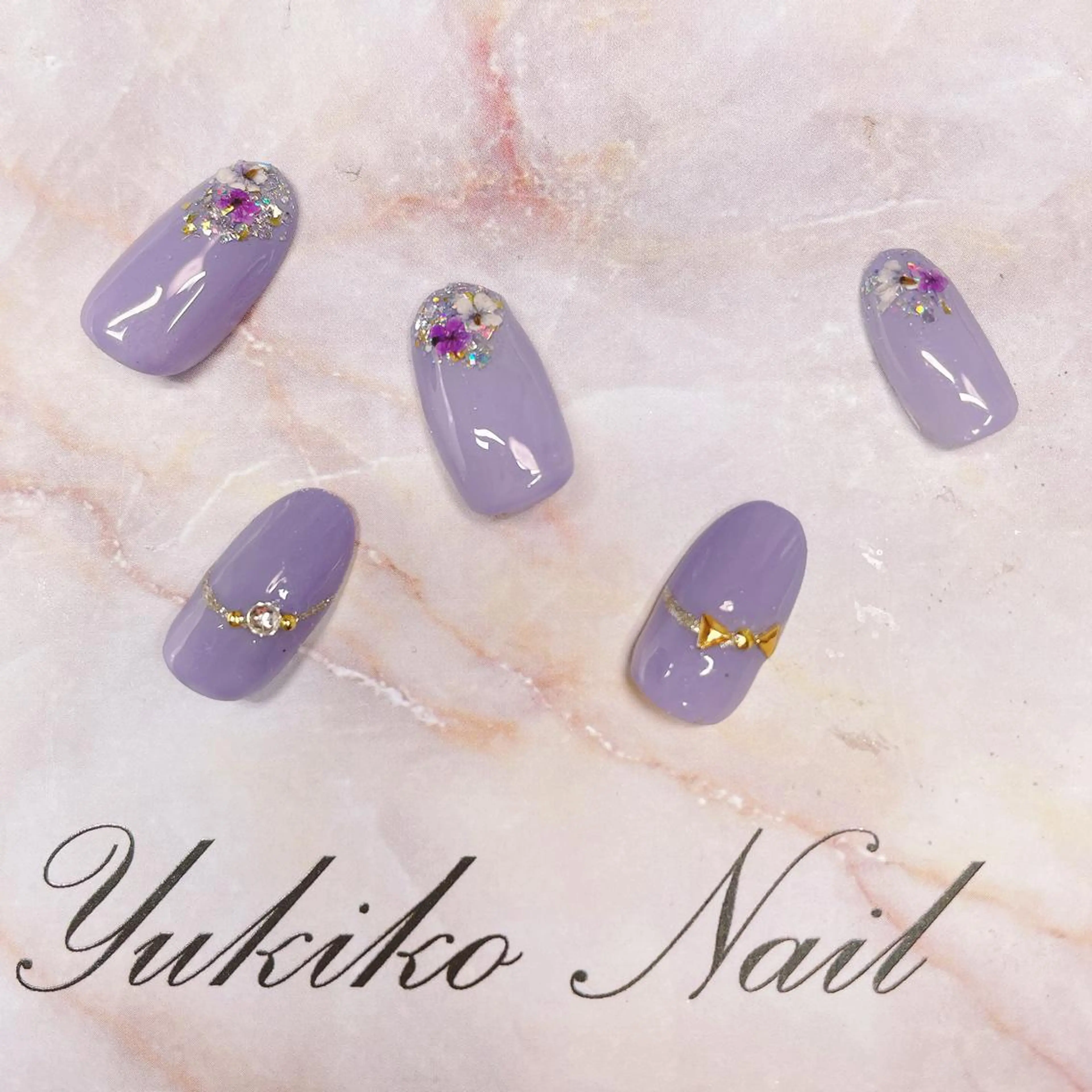 ネイル 春ネイル ハンドネイル ユキコ ネイルのネイルデザイン