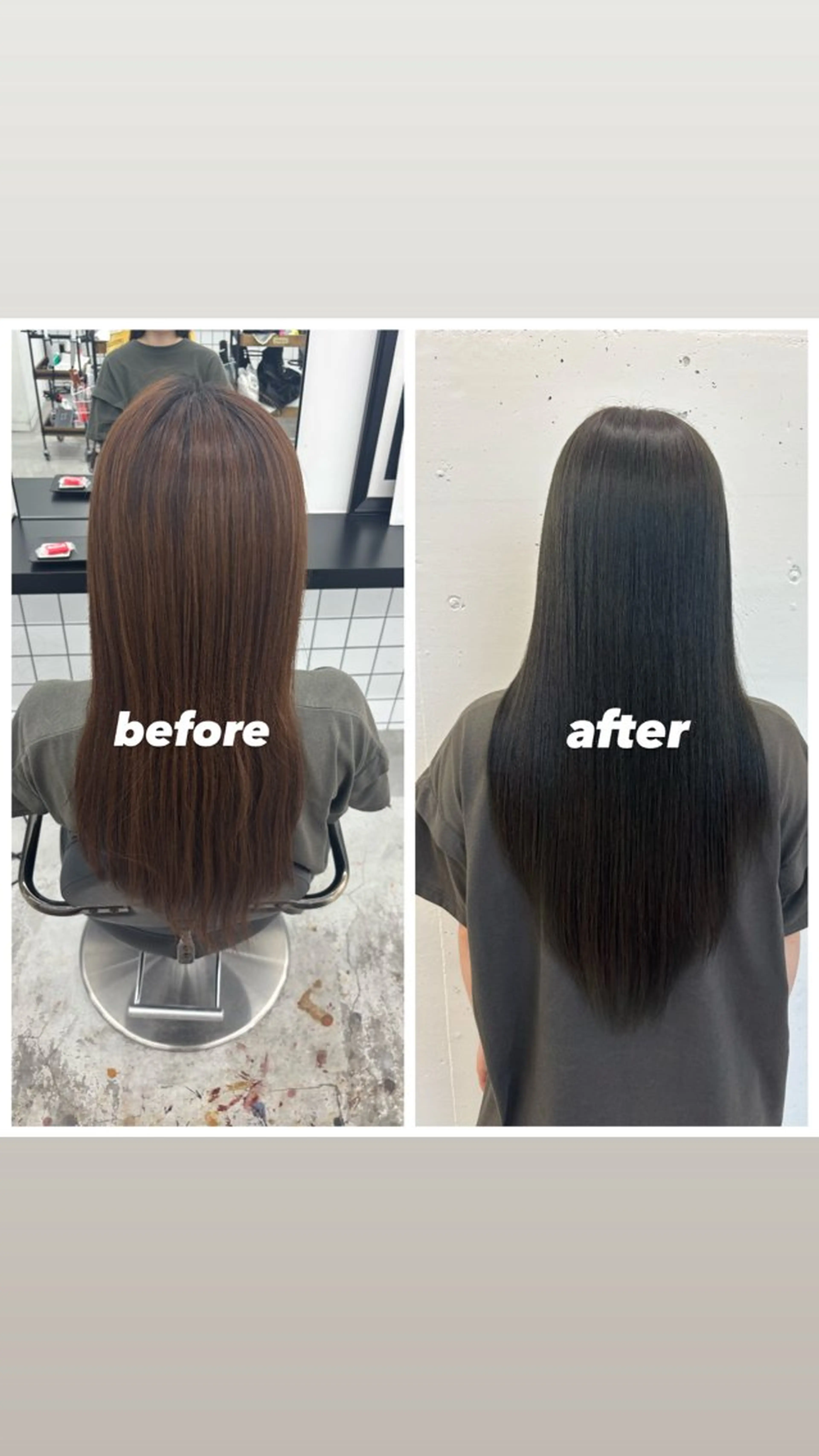 ロング カラー グレージュ オリーブグレージュ オリーブグレー ヘアカラー トリートメント ヘッドスパ 🌼あいり🌼 JILLSTUDIOのヘアスタイル