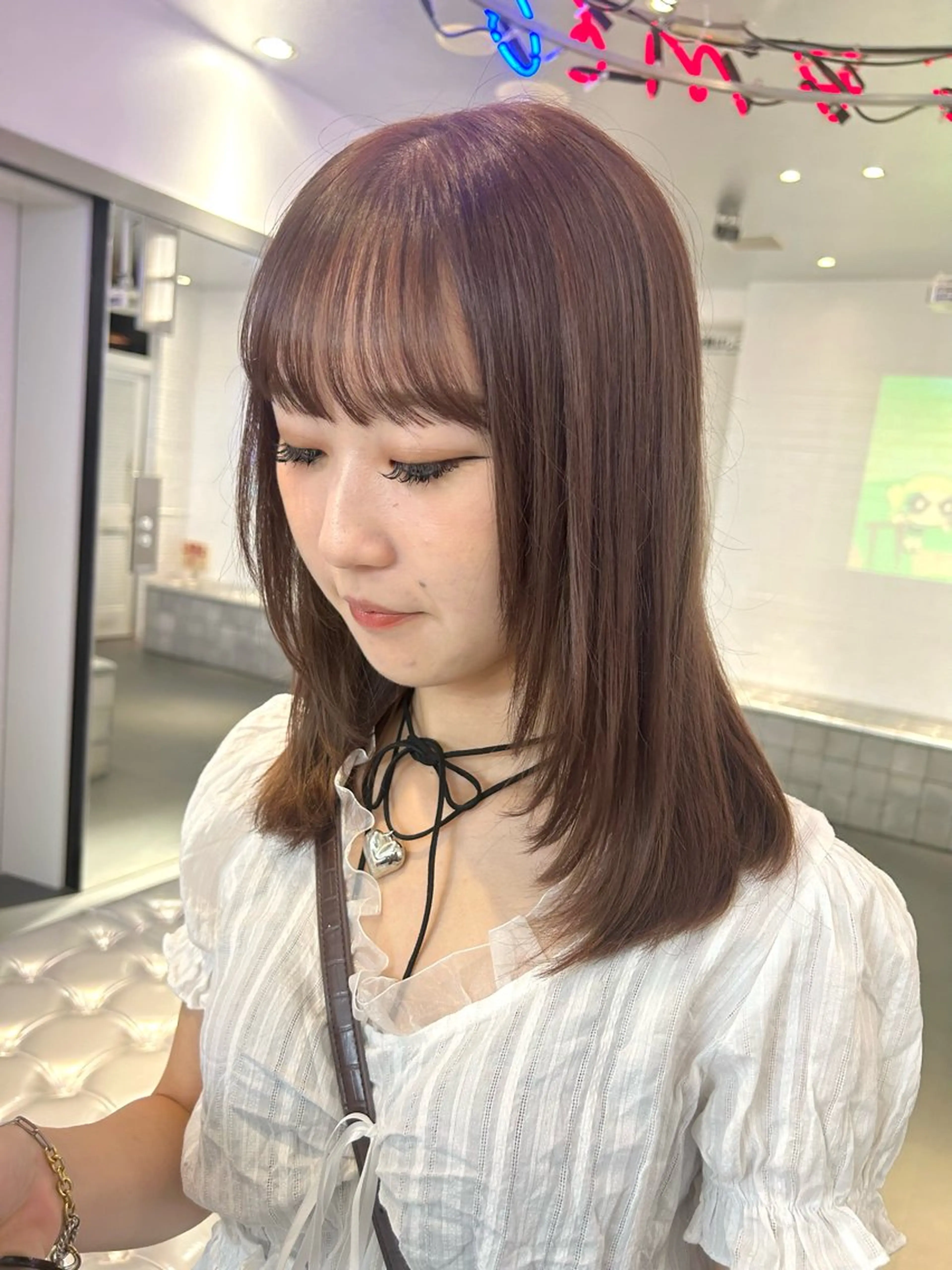 カラー ベージュカラー 光透け髪🫧 moekaのヘアスタイル