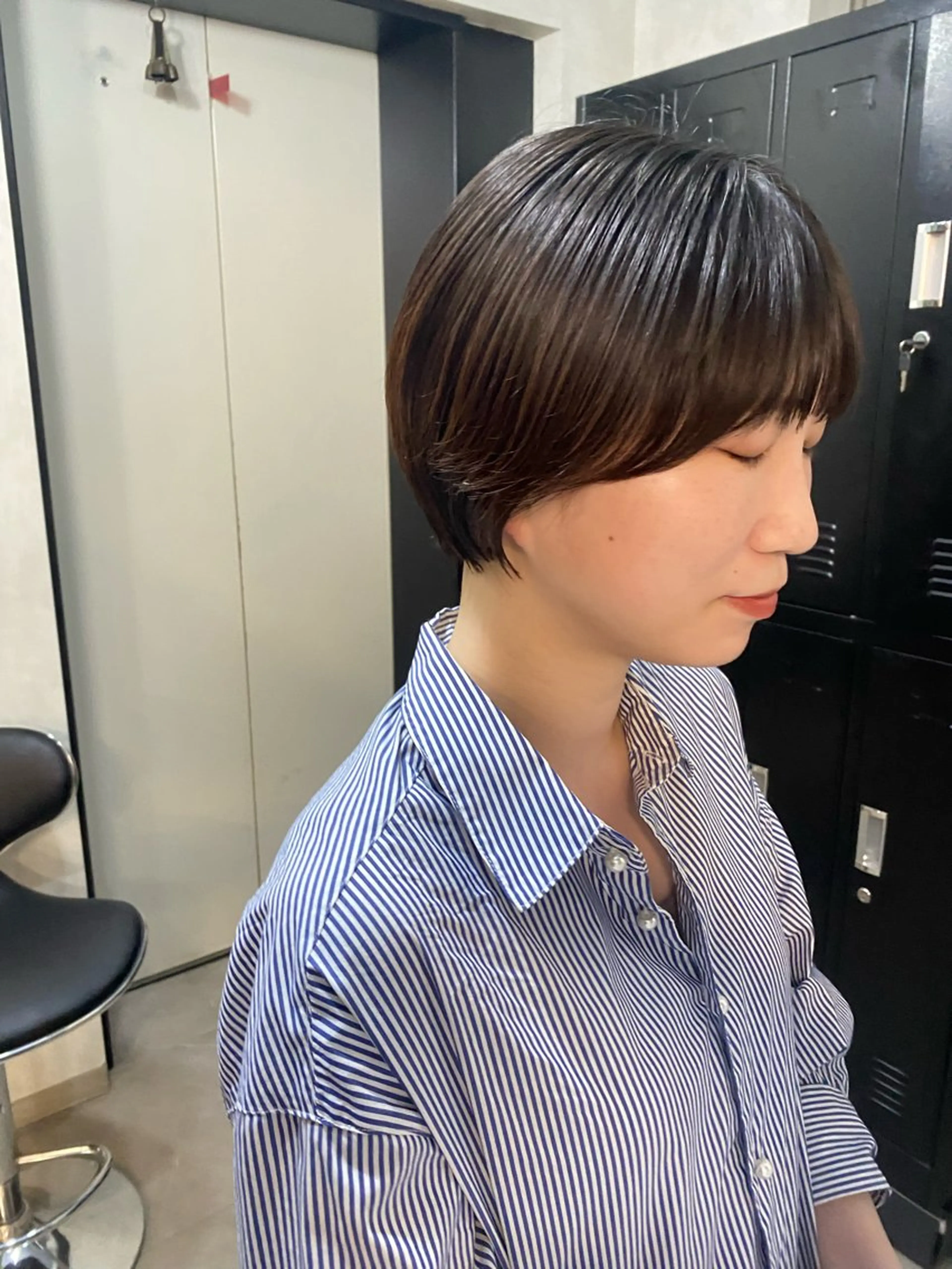 ショート カラー カット ヘアカラー トリートメント IVORY.所属・🟩白髪ぼかし/ボブ /ショートヘア/大司のヘアスタイル