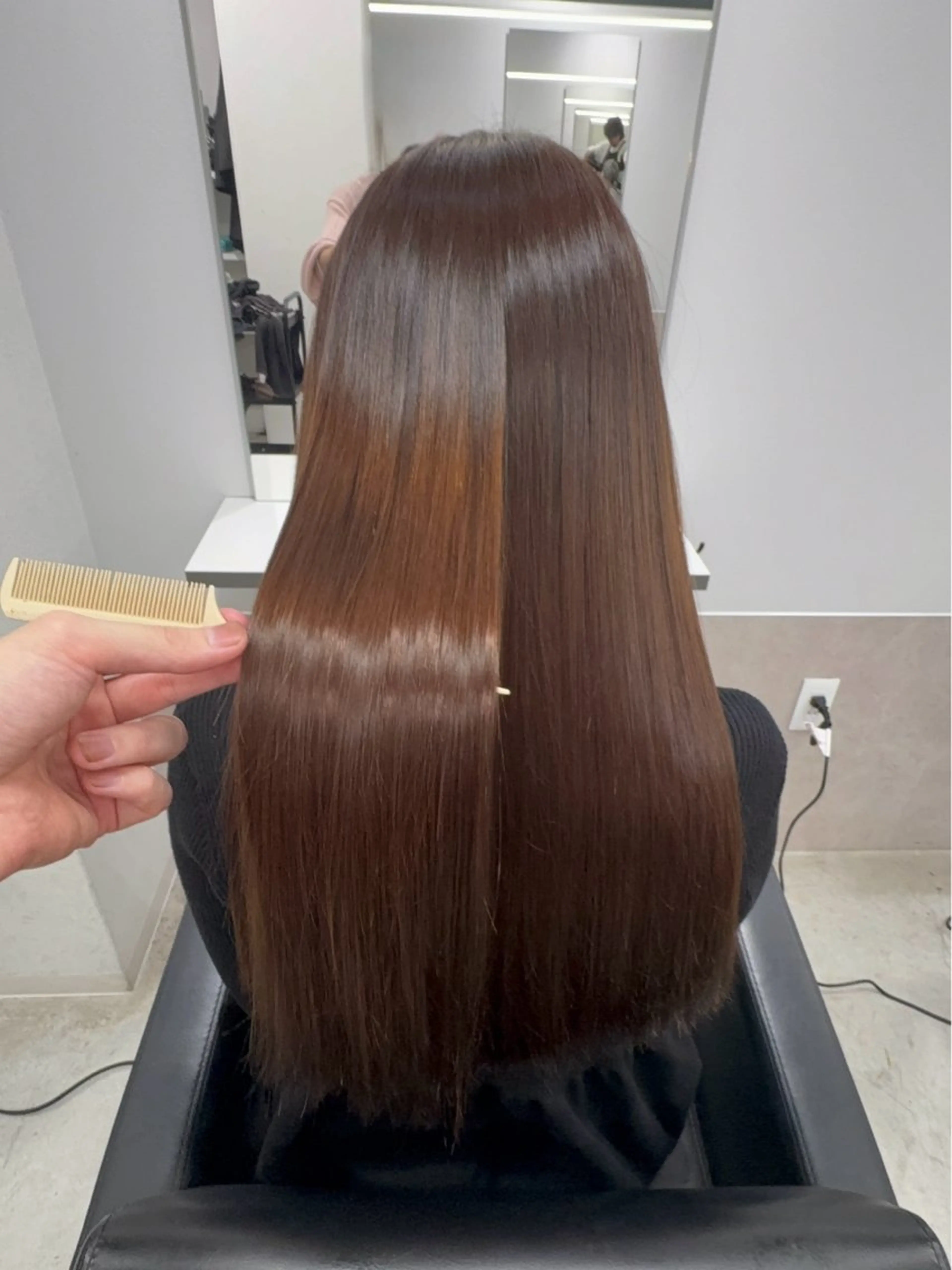 ロング 髪質改善 縮毛矯正 髪質改善/縮毛矯正 ✂︎福澤　和嗣のヘアスタイル