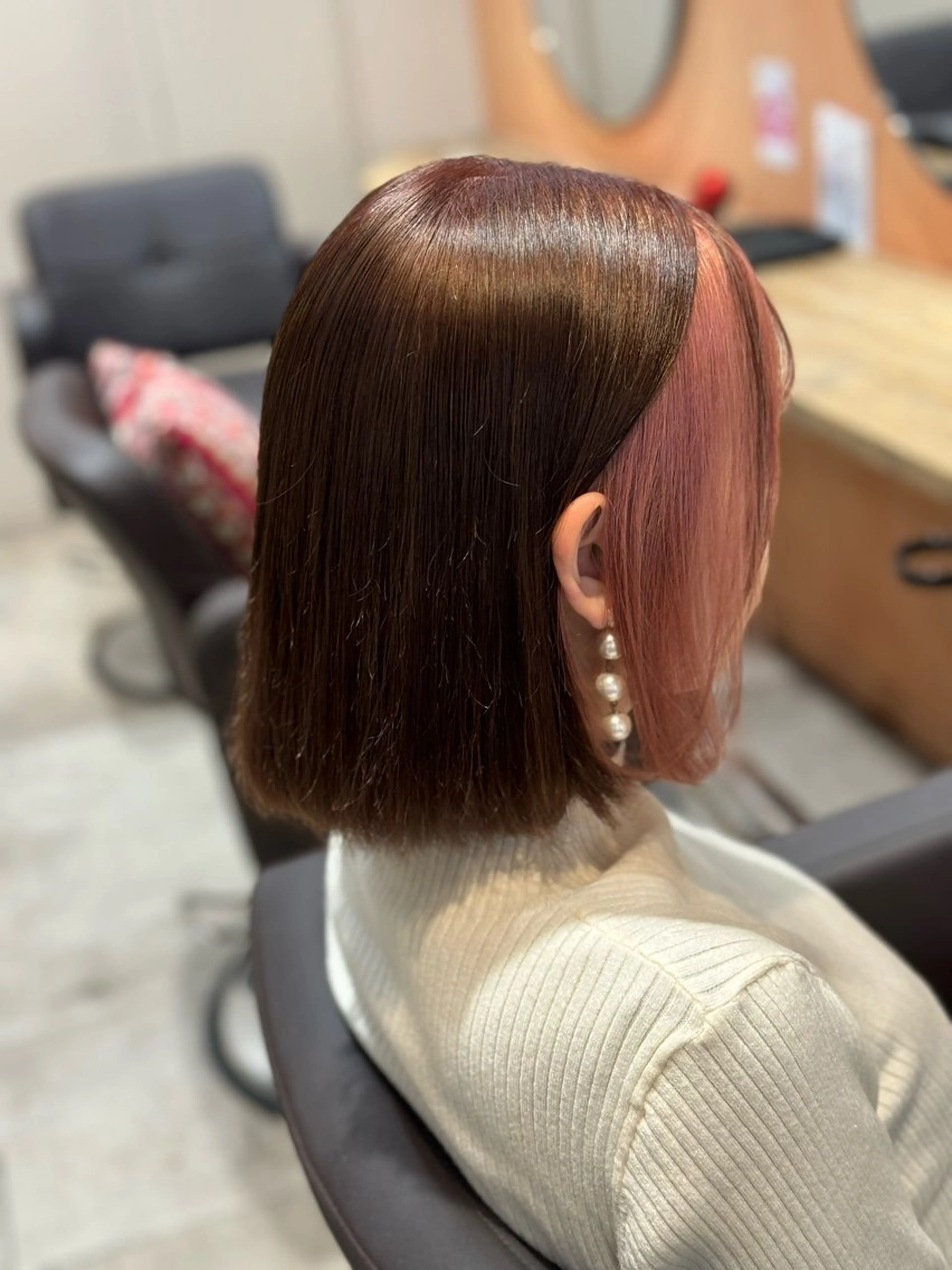 イヤリングorフェイスフレーミング‼️全体カラー込み💟の写真