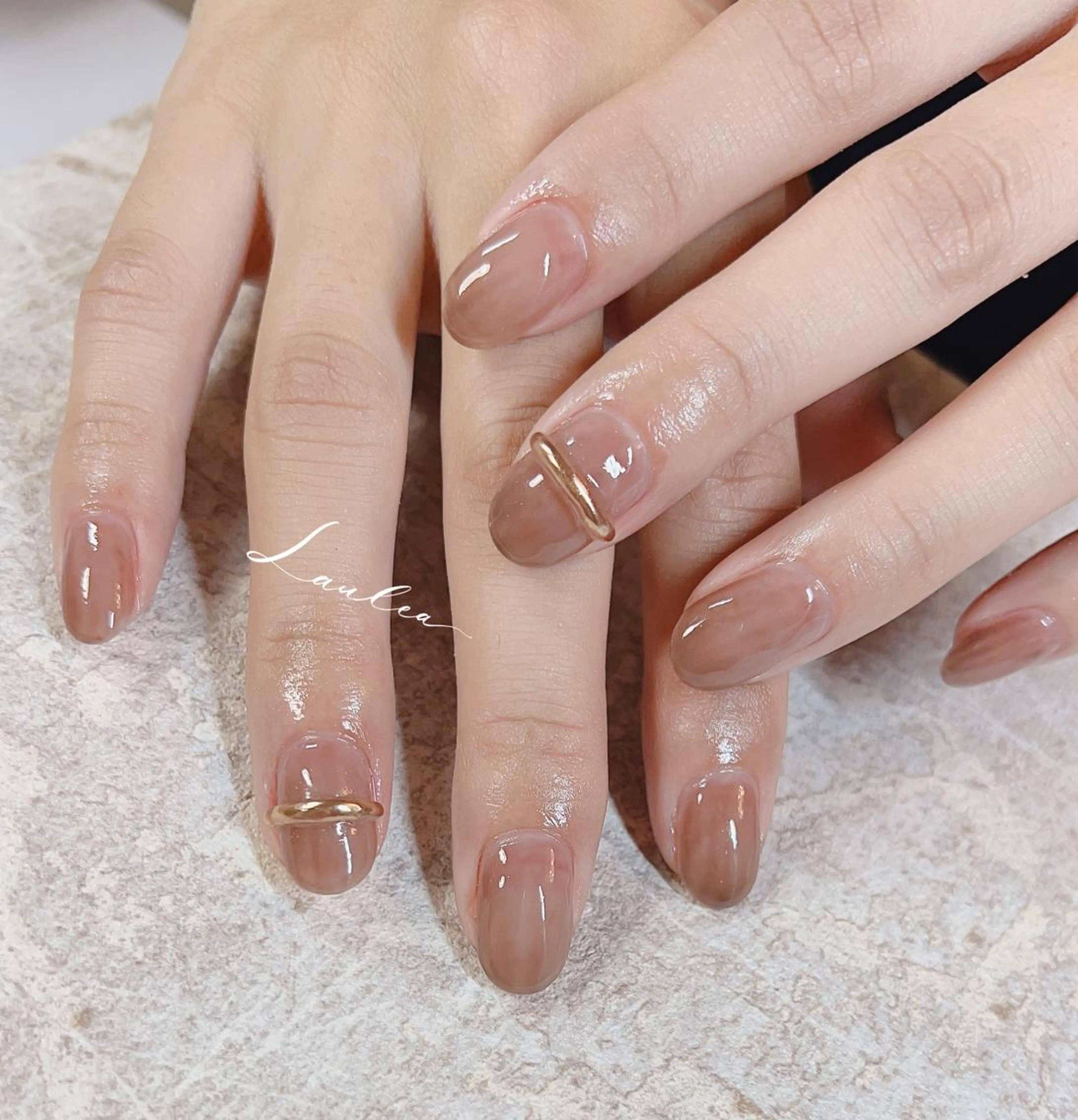 ネイル フットネイル 韓国ネイル ハンドネイル nail salon Lauleaのネイルデザイン