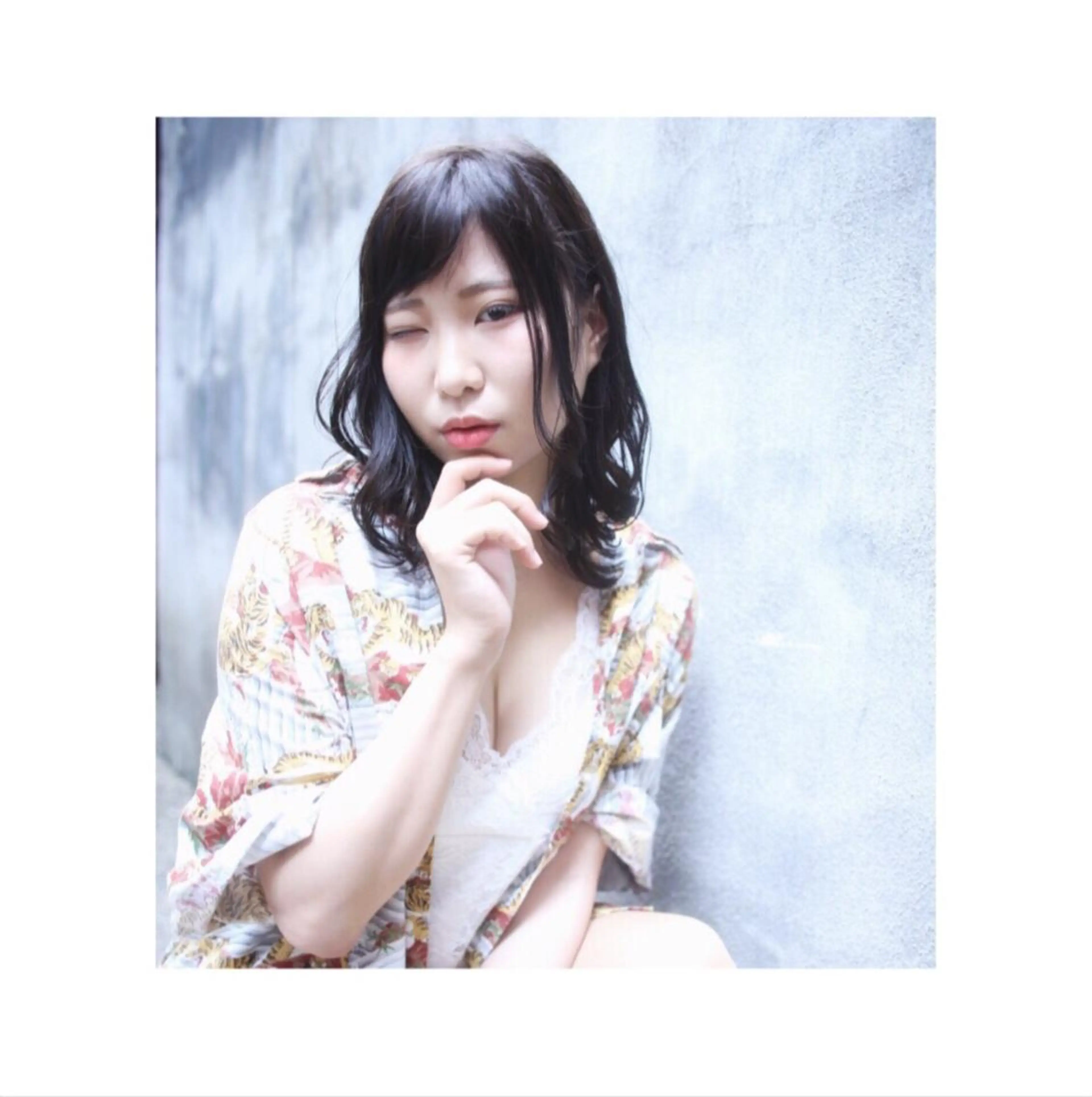 ミディアム カラー vato マンツーマンサロンのヘアスタイル