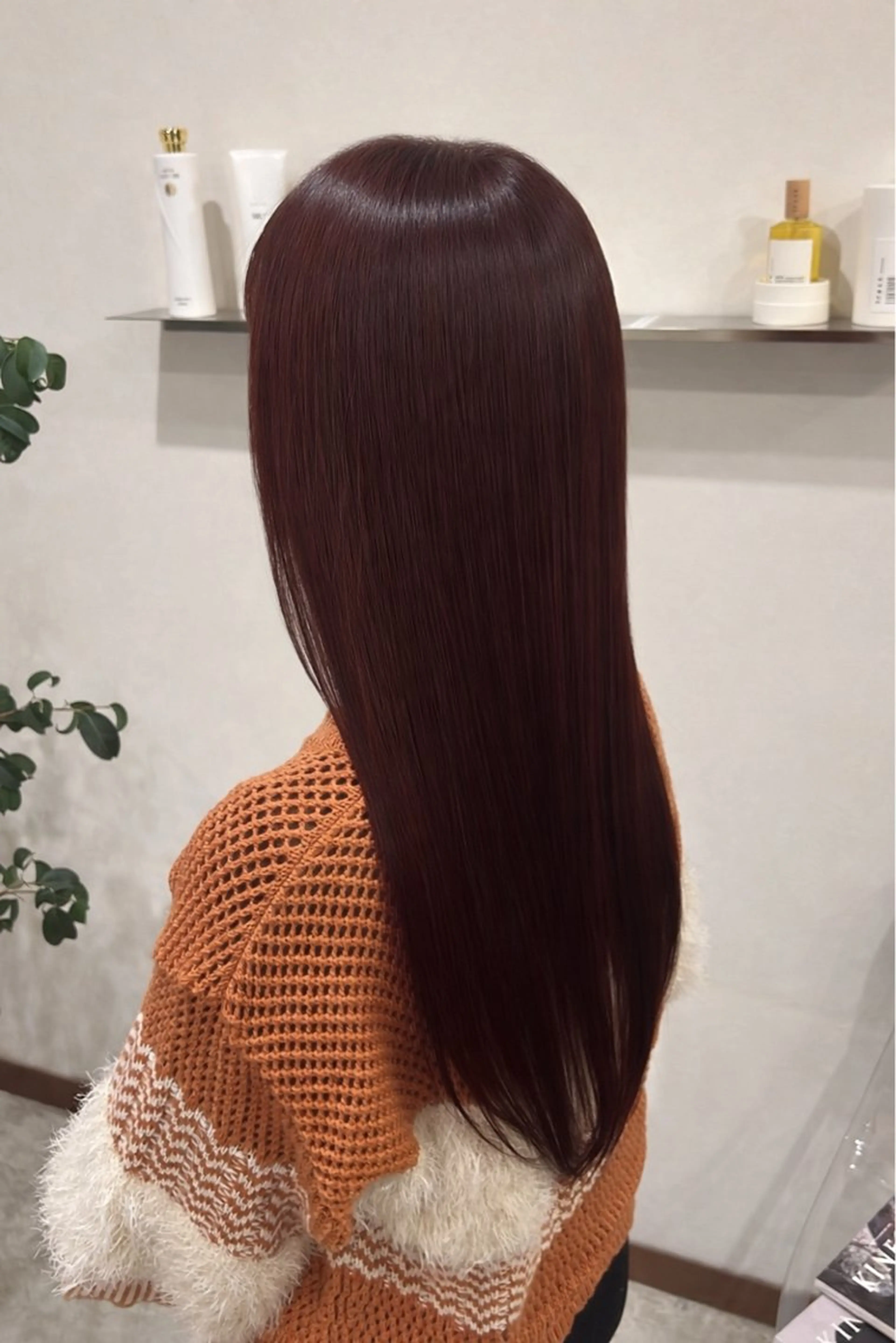 ロング カラー ヘアカラー トリートメント Show Bit 藤村将のヘアスタイル