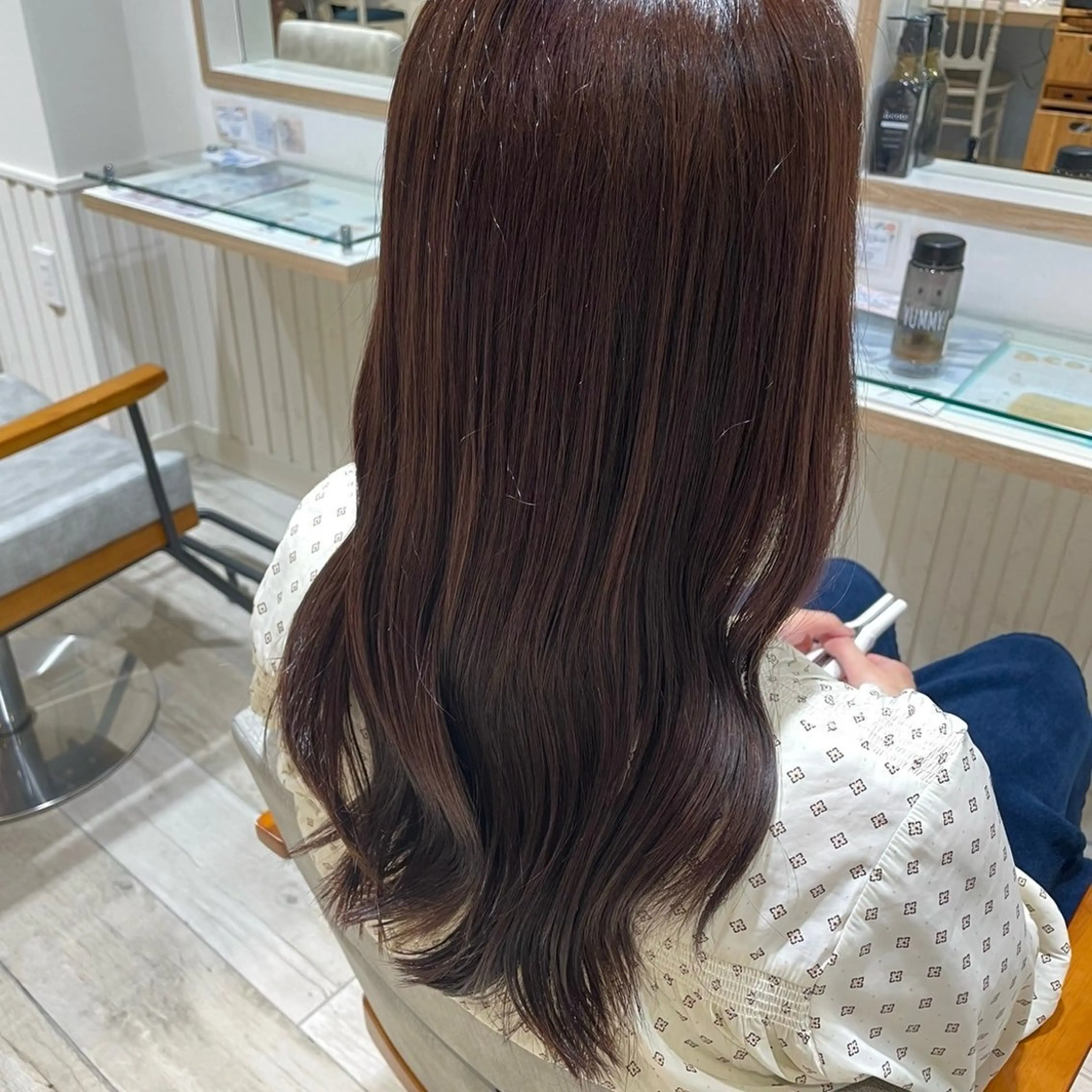 カラー ブラウンカラー カットモデル募集中 𓂃⟡.·　サヤのヘアスタイル