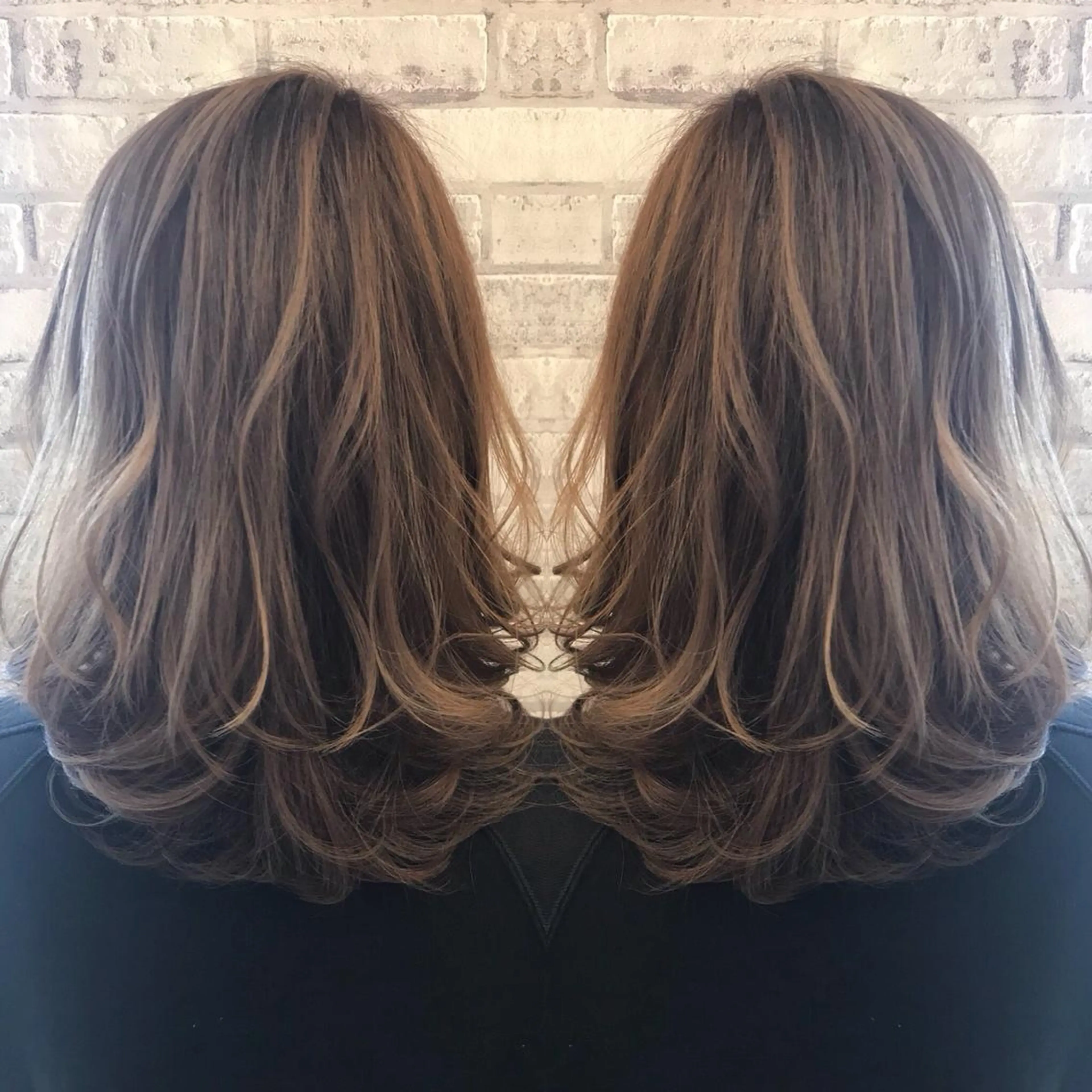 ミディアム カラー EARTH 越谷店のヘアスタイル