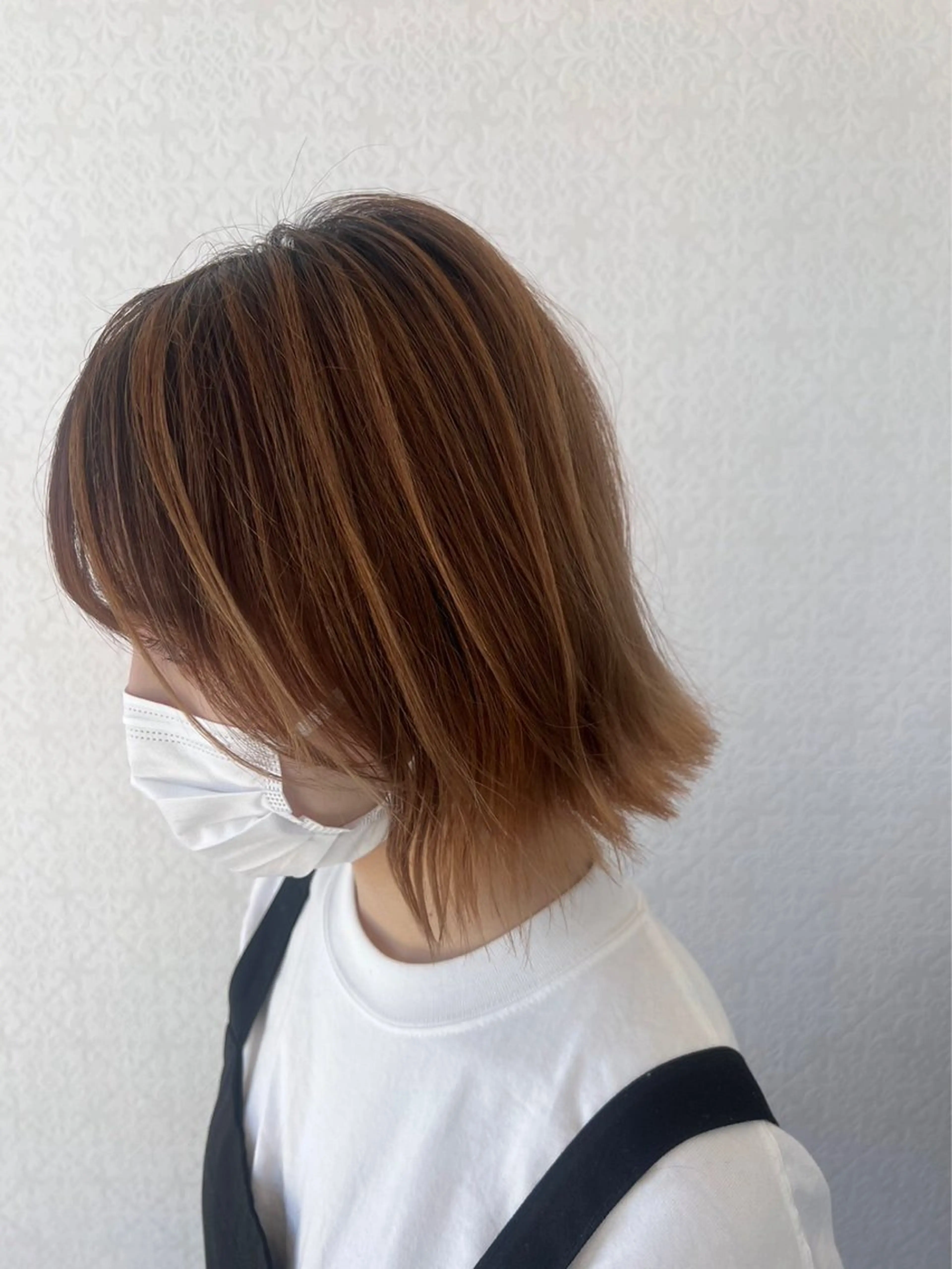 ミディアム 下田 あみのヘアスタイル