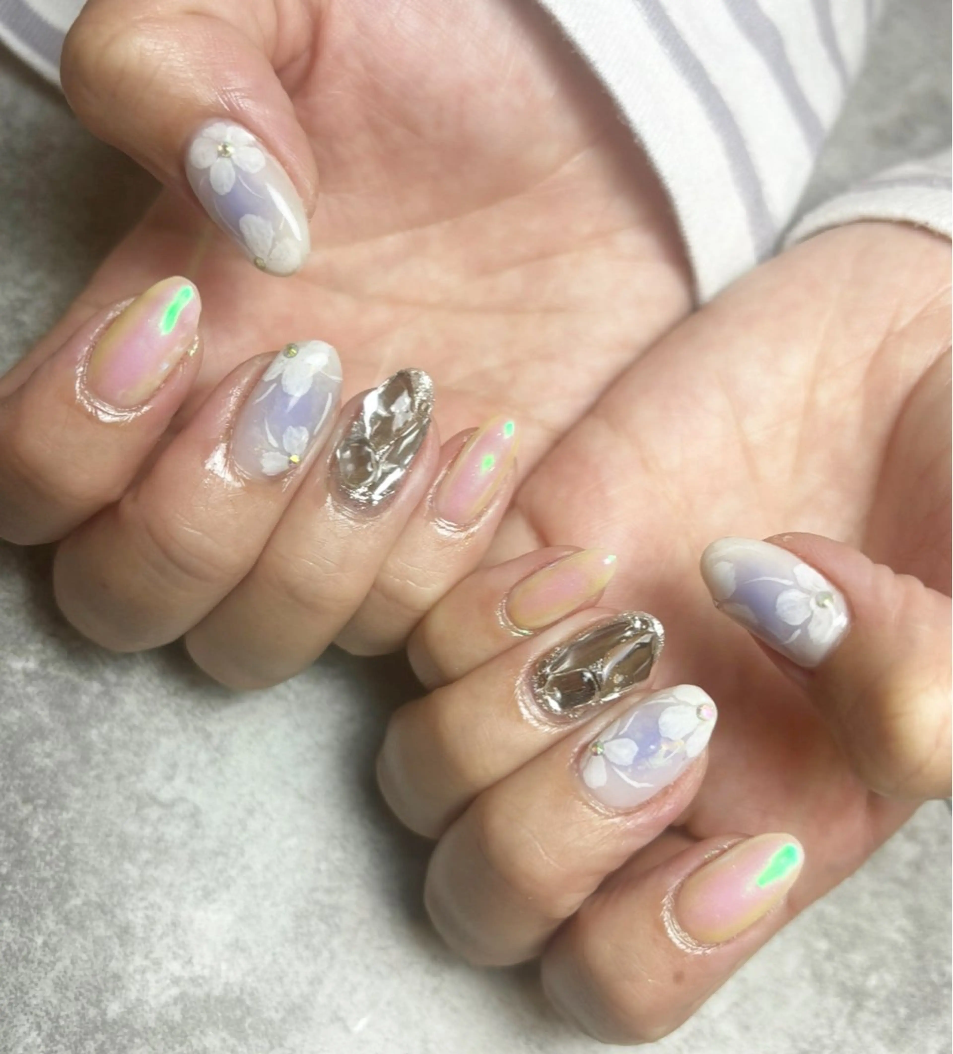 ネイル 持ち込み San＆Lily madokaのネイルデザイン