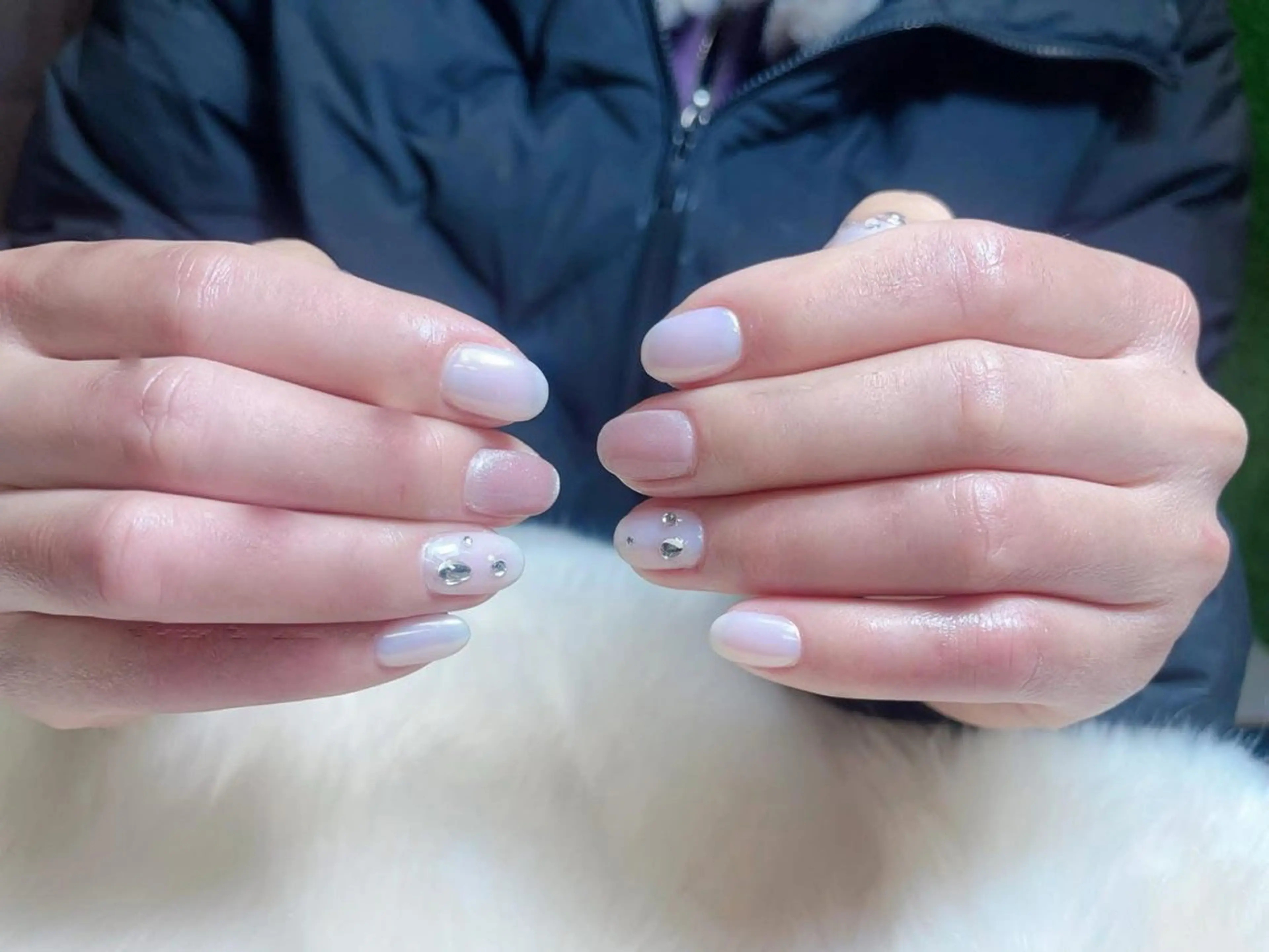 ネイル アートネイル フレンチネイル ジェルネイル グラデーション 韓国ネイル 村中 ハナのネイルデザイン